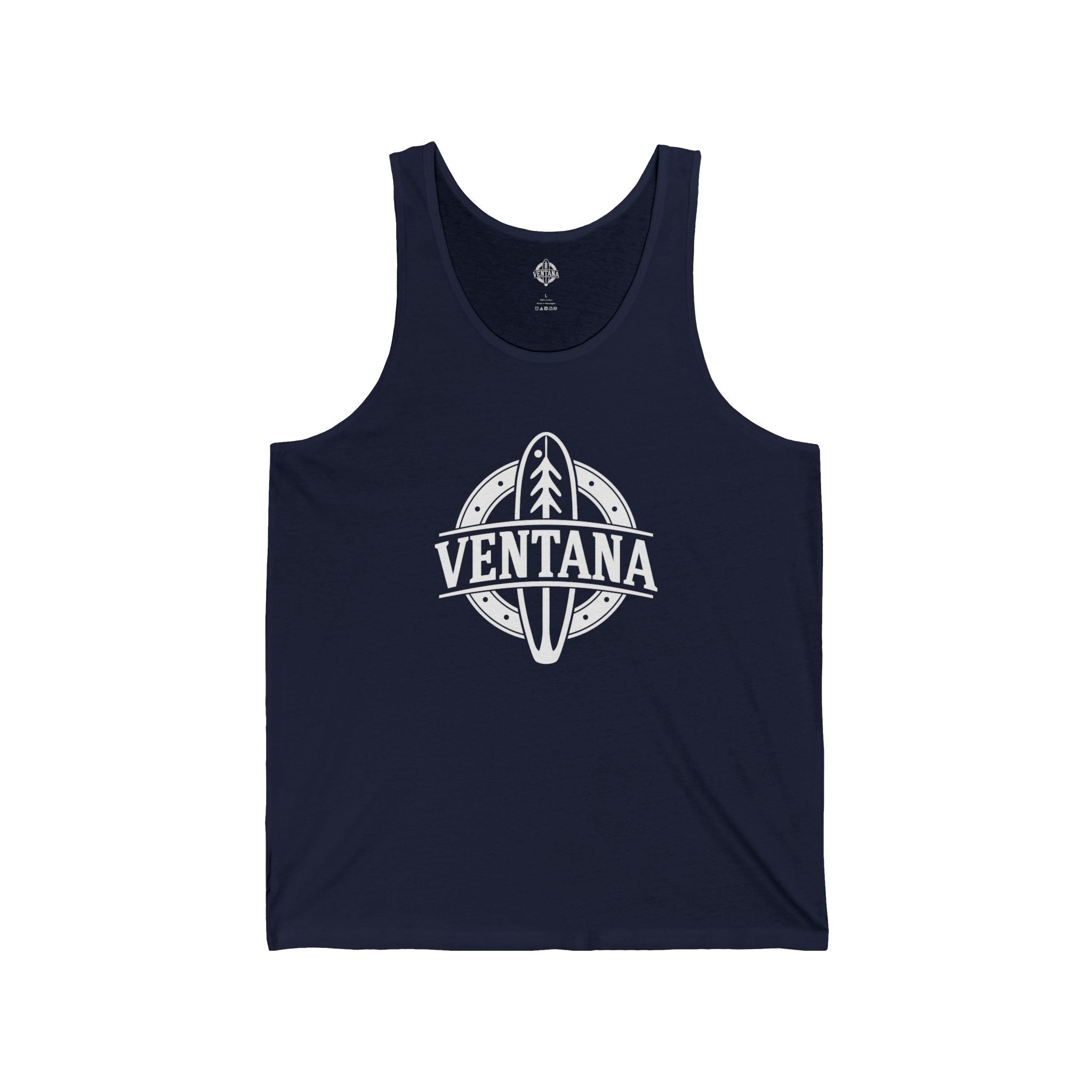 Ventana Psychedelic Treefish Logo jersey tank top image 1