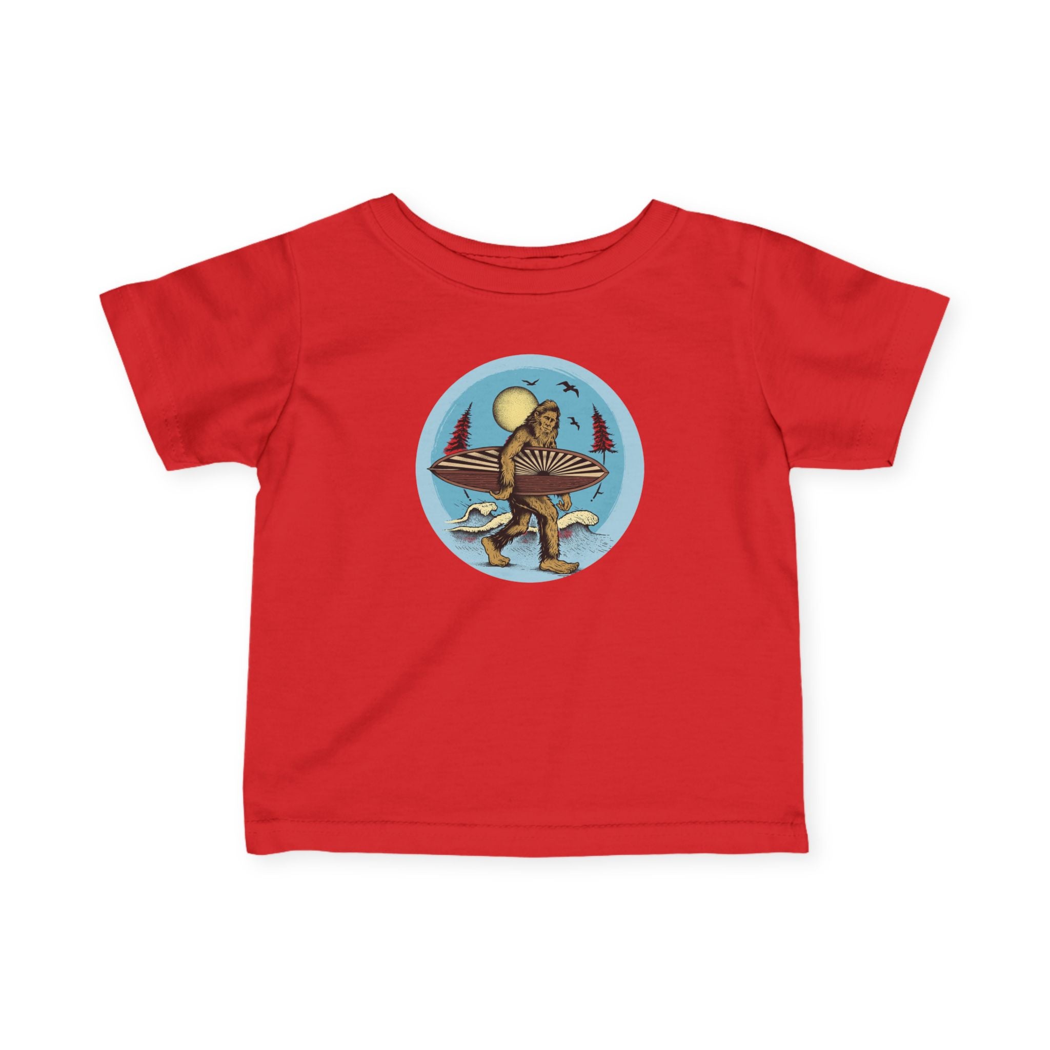 Ventana Surfsquatch by Thiago Bianchini infant cotton t-shirt image 16