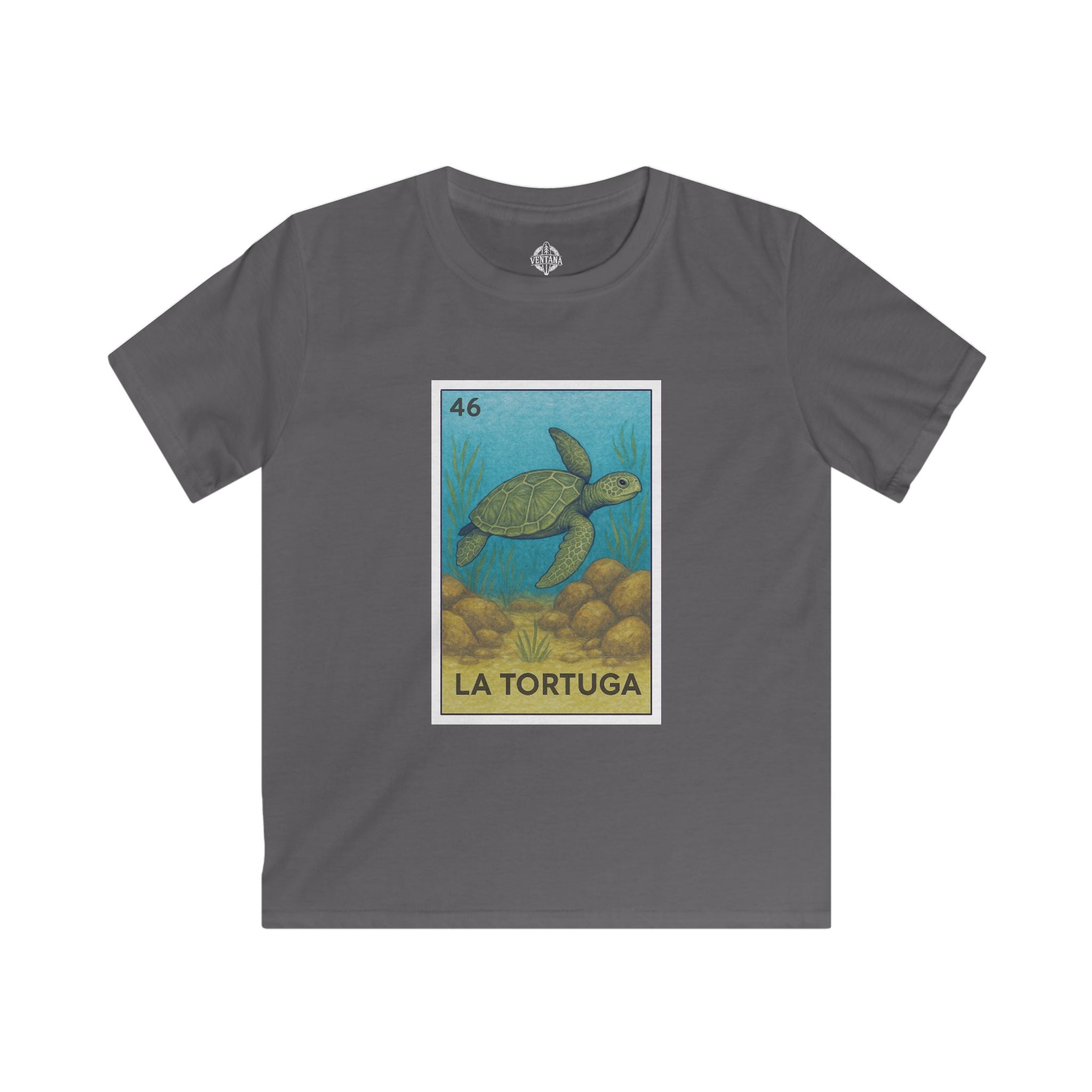 Turtle Lotería kids soft style t-shirt image 9