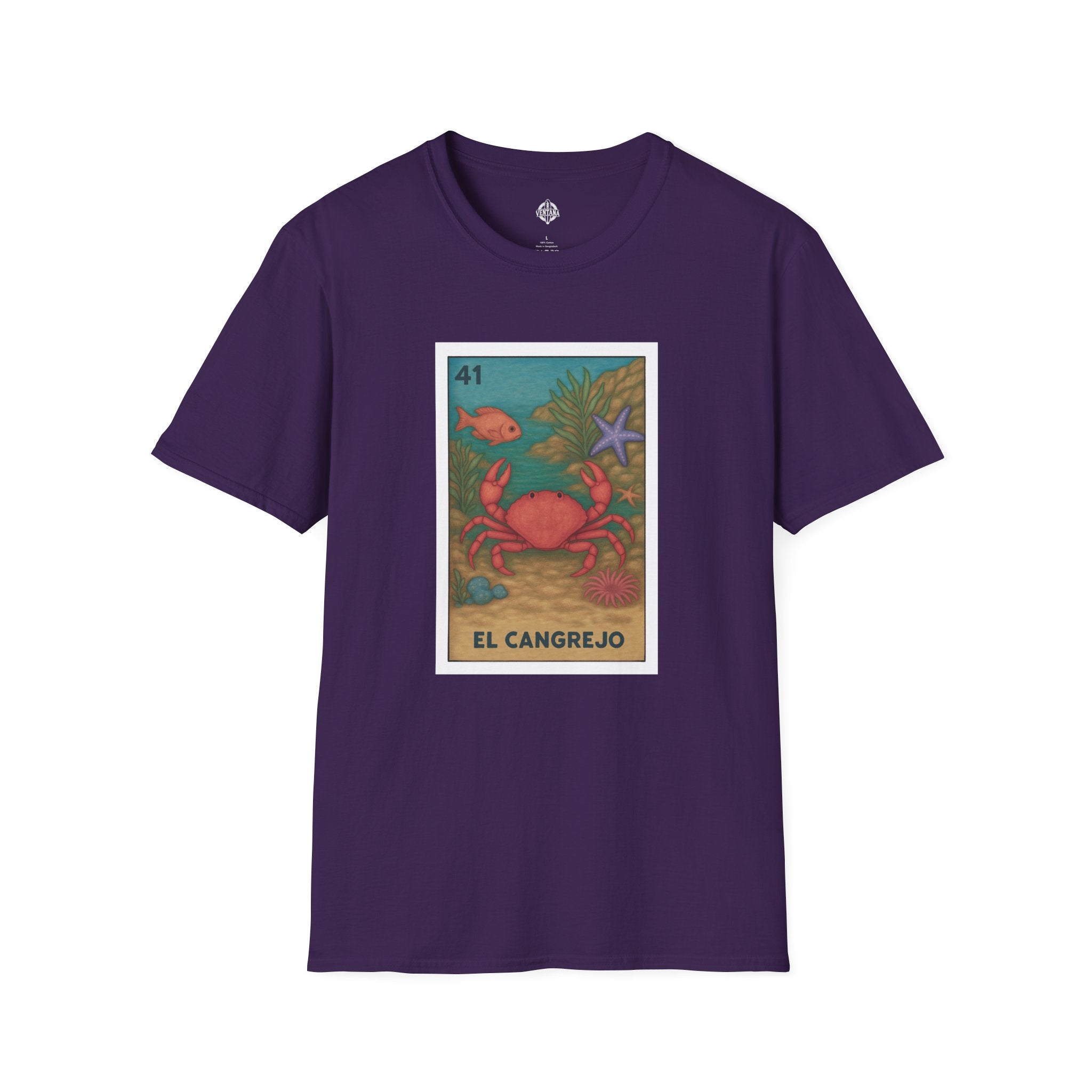 Crab Lotería cotton t-shirt image 14