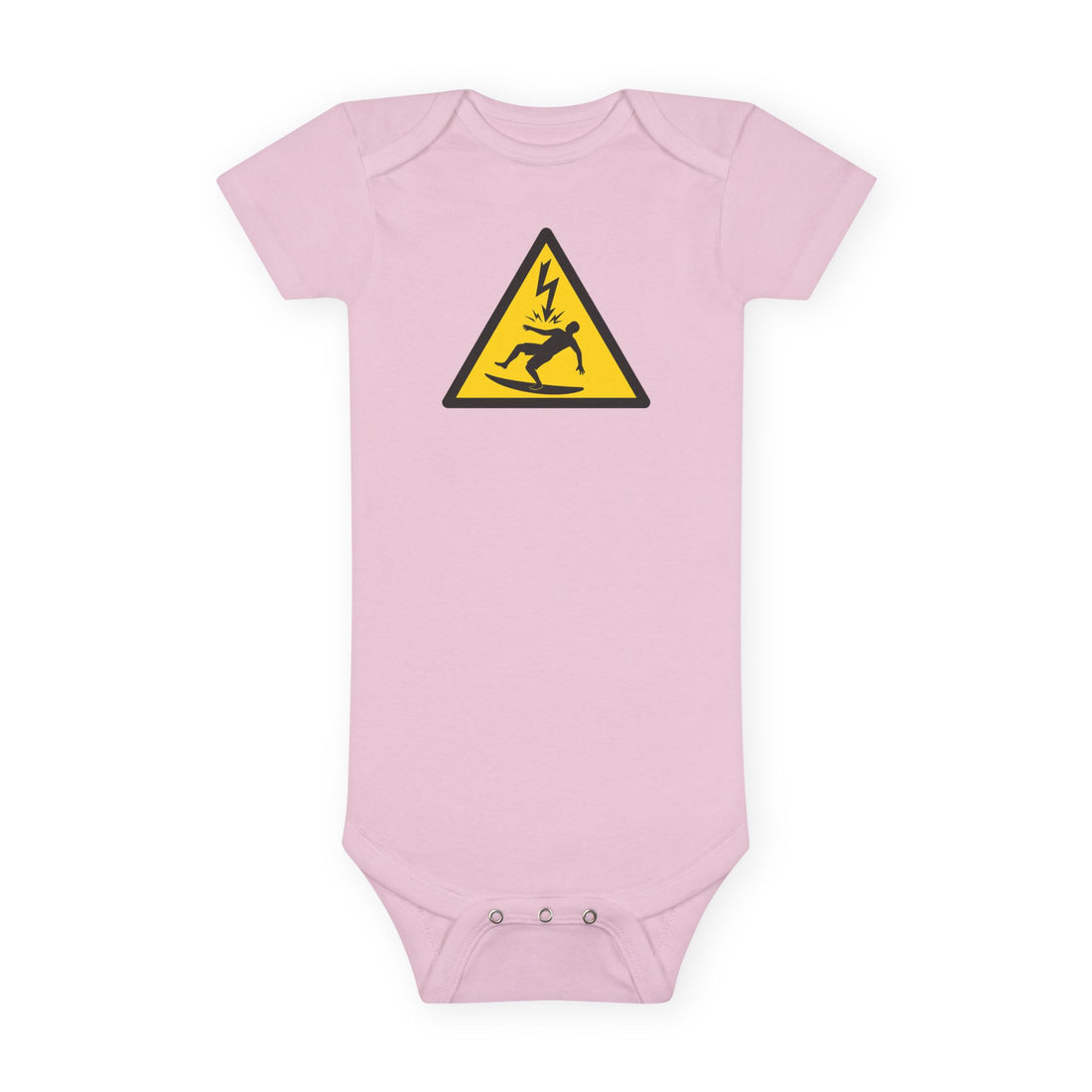 Electric Surfer - Baby Short Sleeve 100% Cotton Onesie