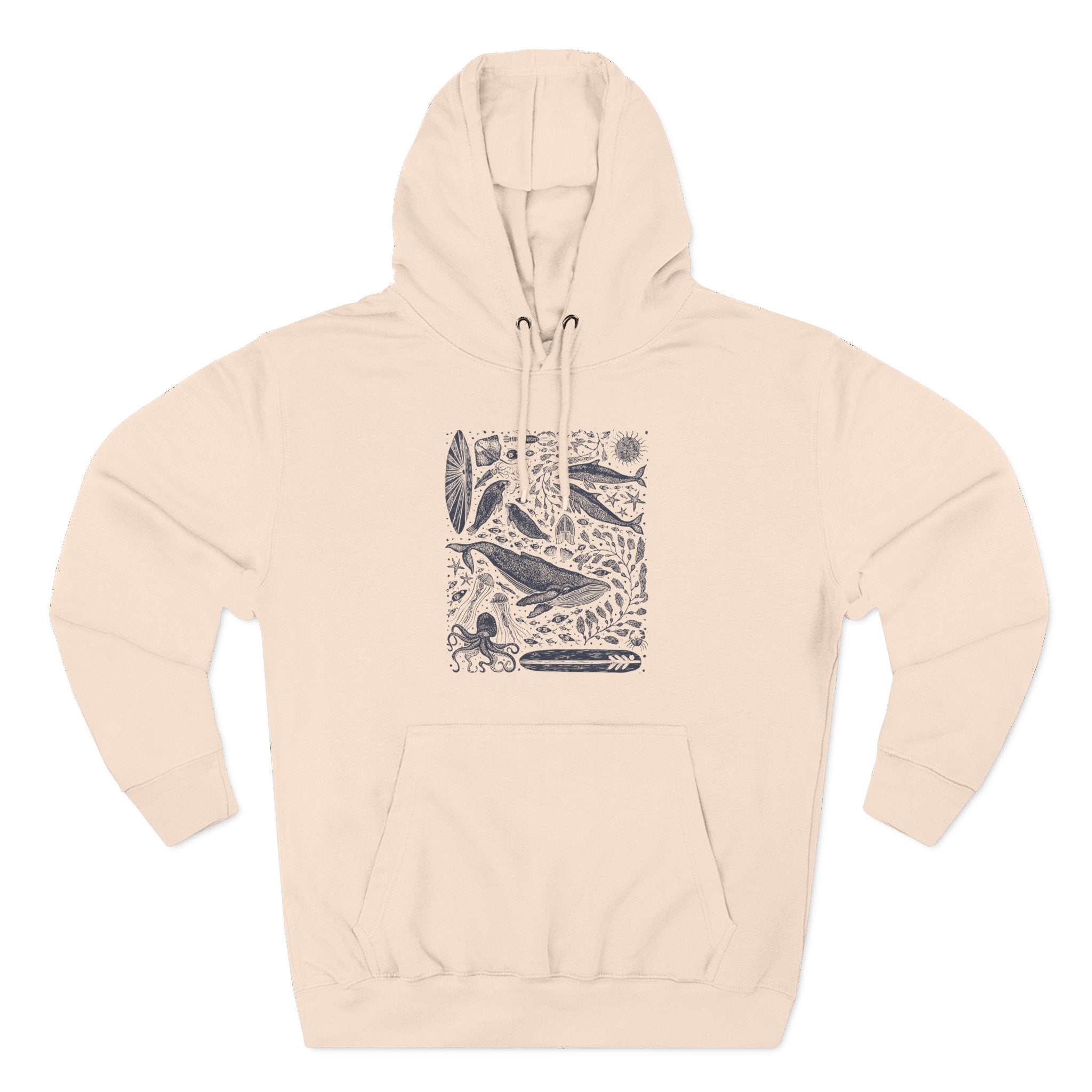 Ventana Marine Life by Lili Arnold fleece hoodie image 7