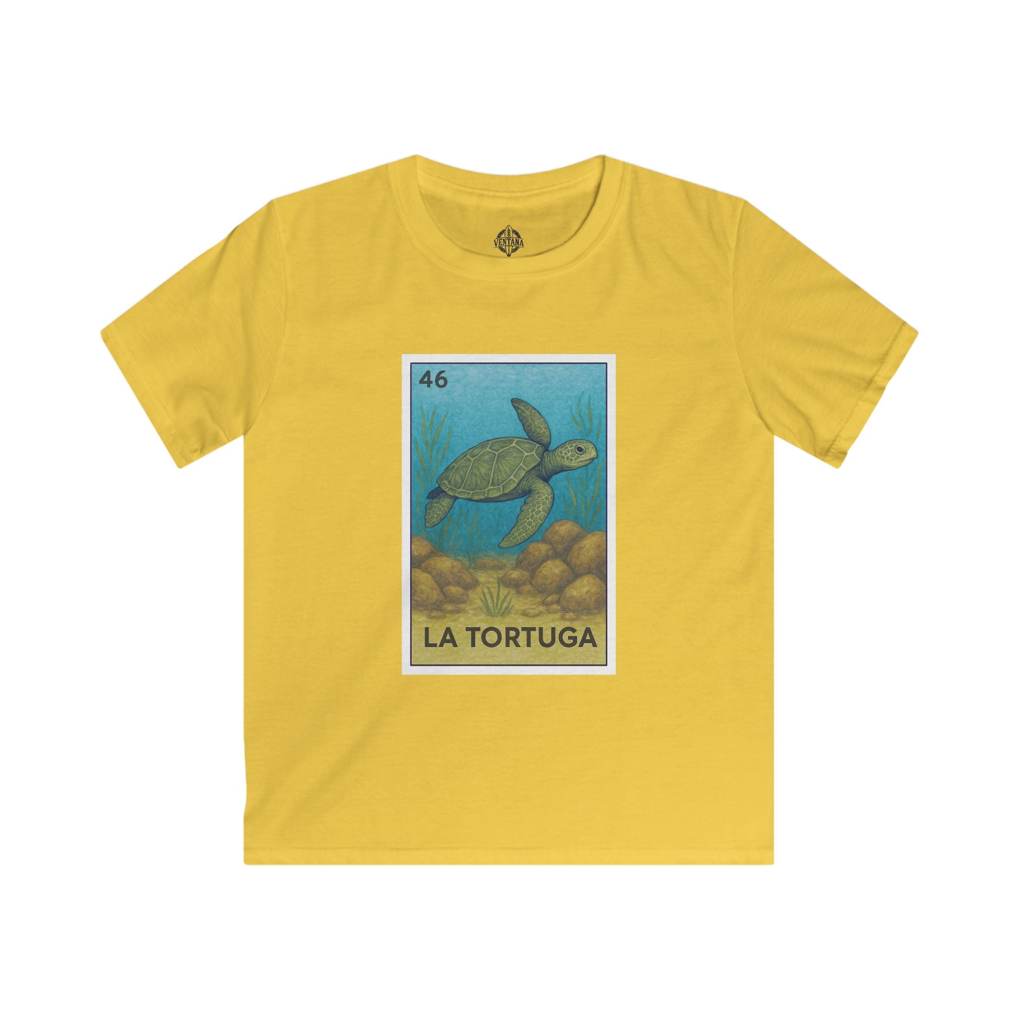 Turtle Lotería kids soft style t-shirt image 7