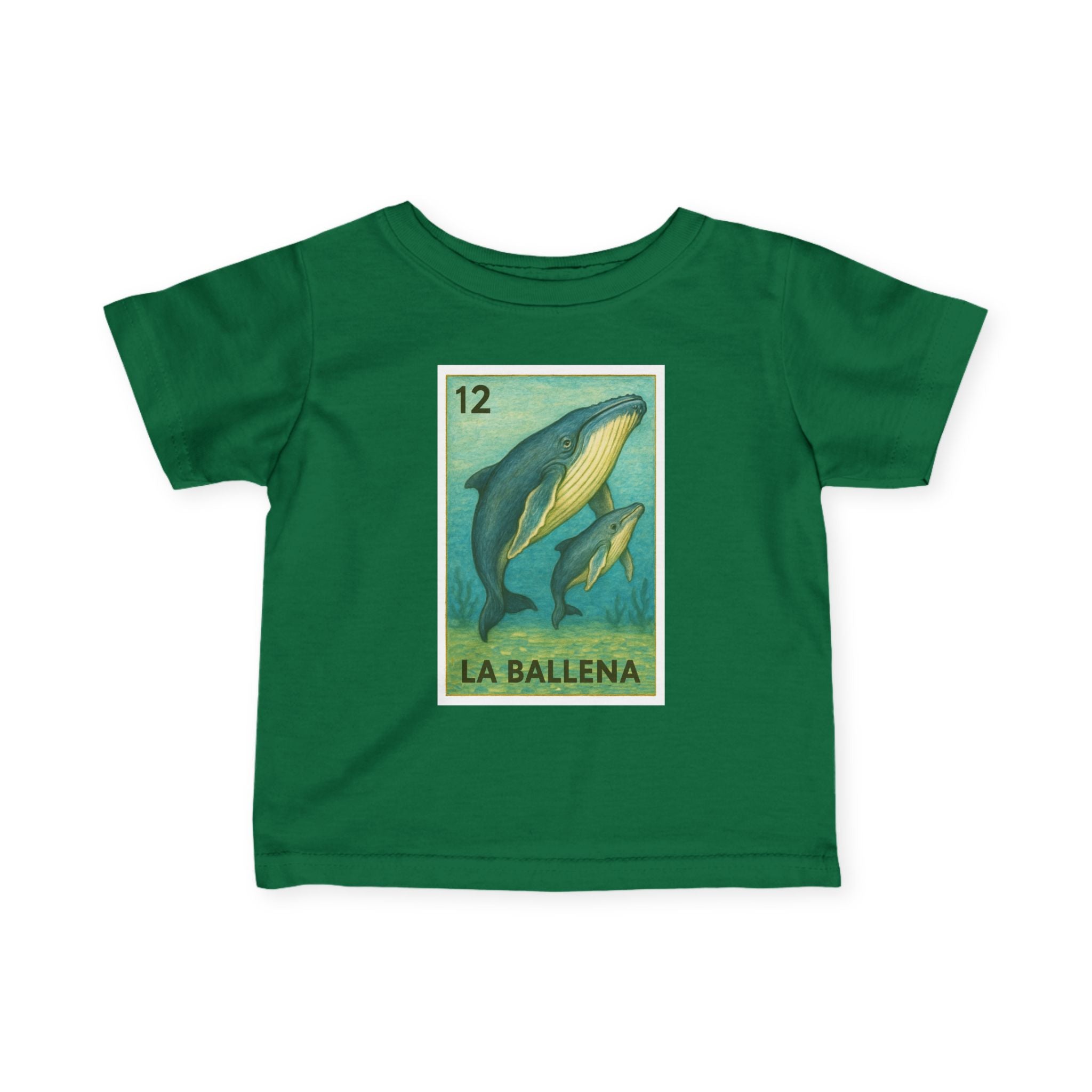 Whale Lotería infant cotton t-shirt image 9