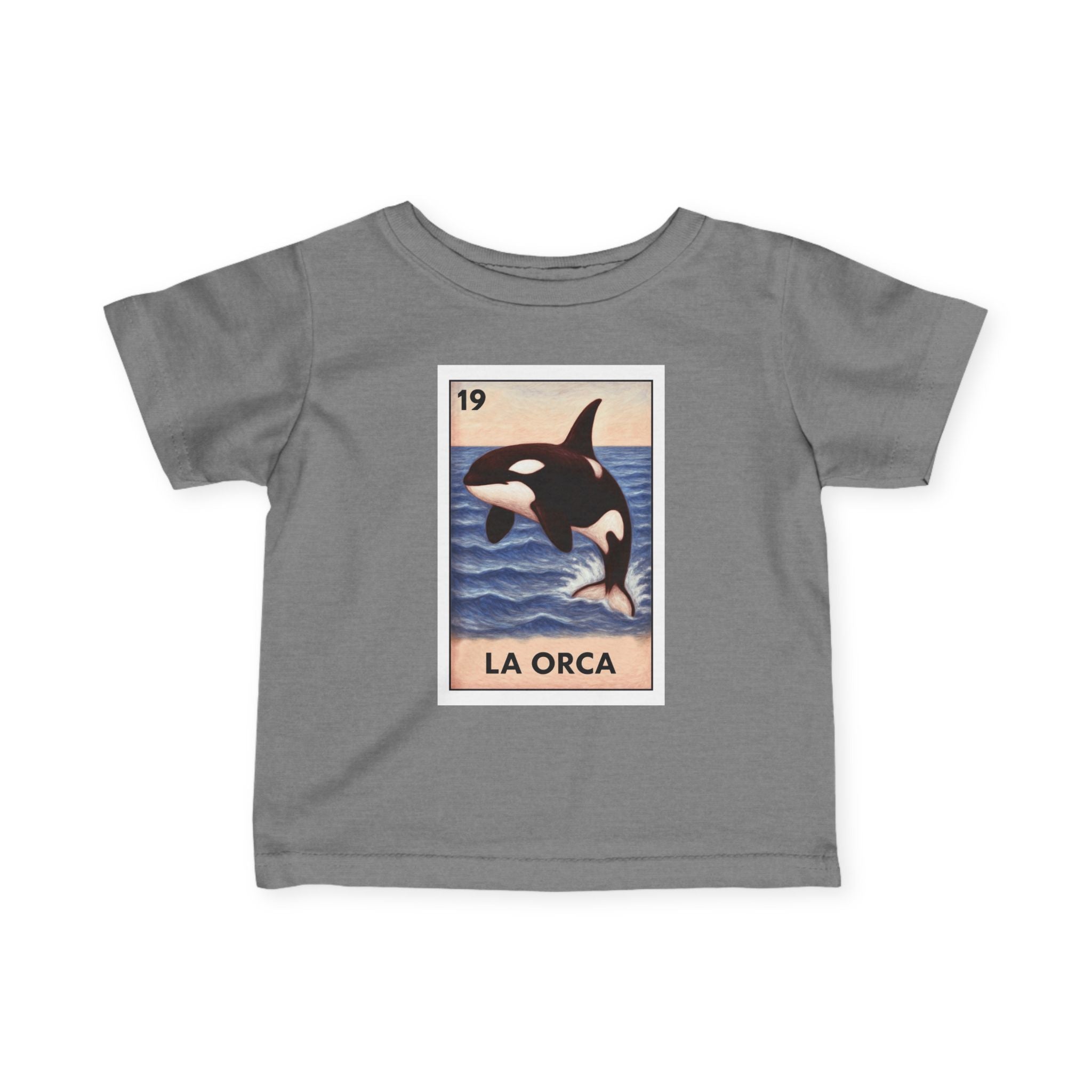 Orca Lotería - Infant 100% Cotton T-Shirt (La Orca)