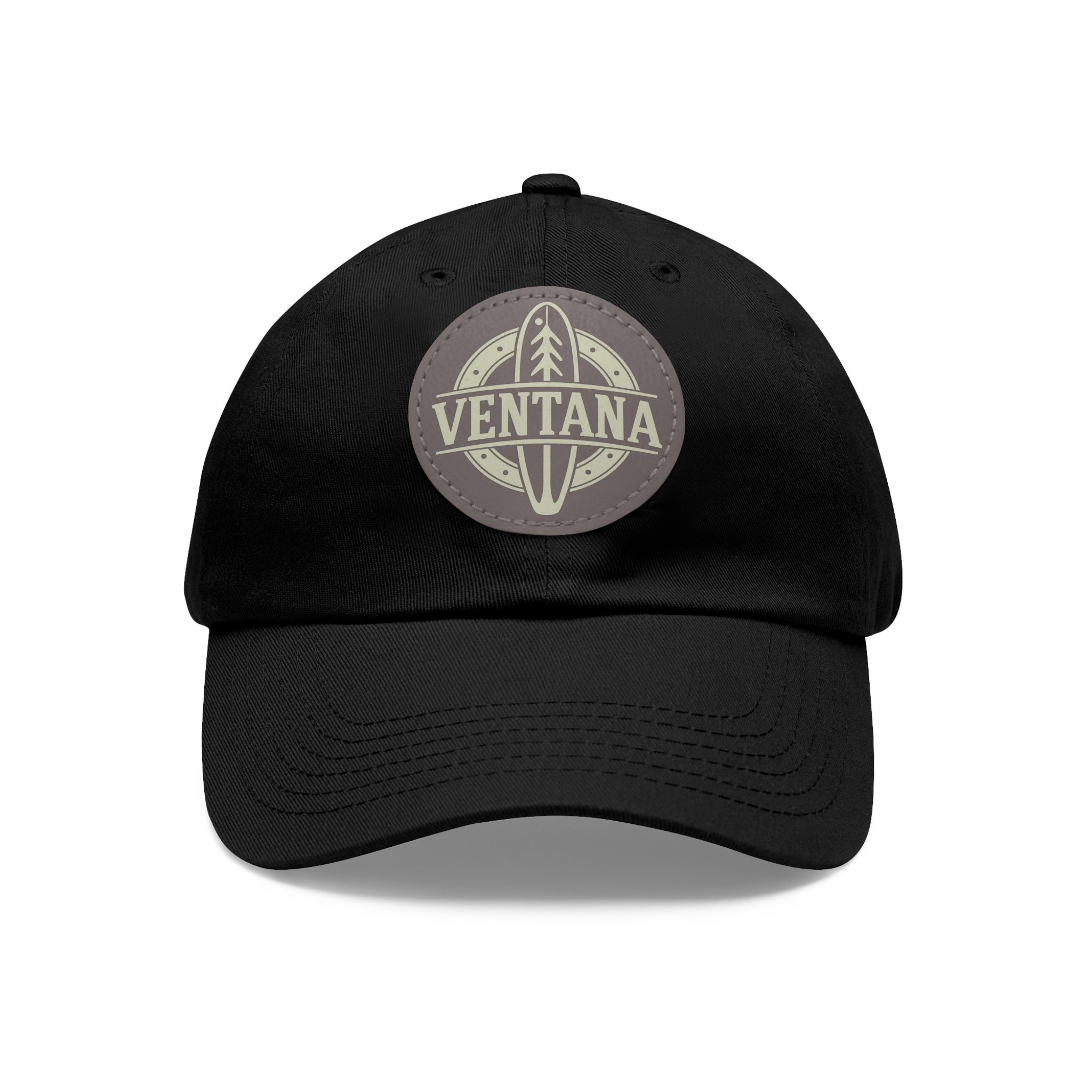 Ventana Treefish Logo Vegan Leather Patch Hat