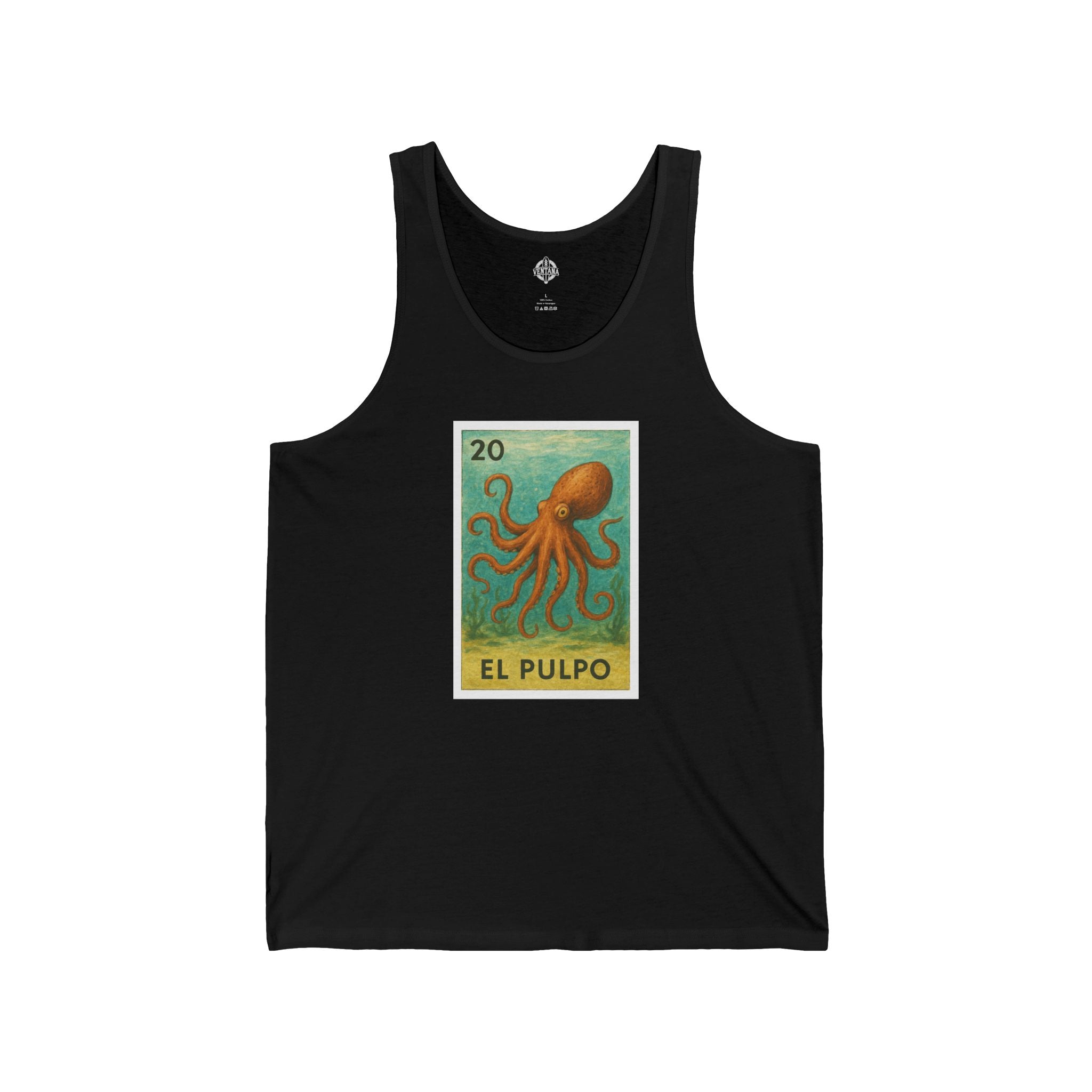 Octopus Lotería jersey tank top image 5