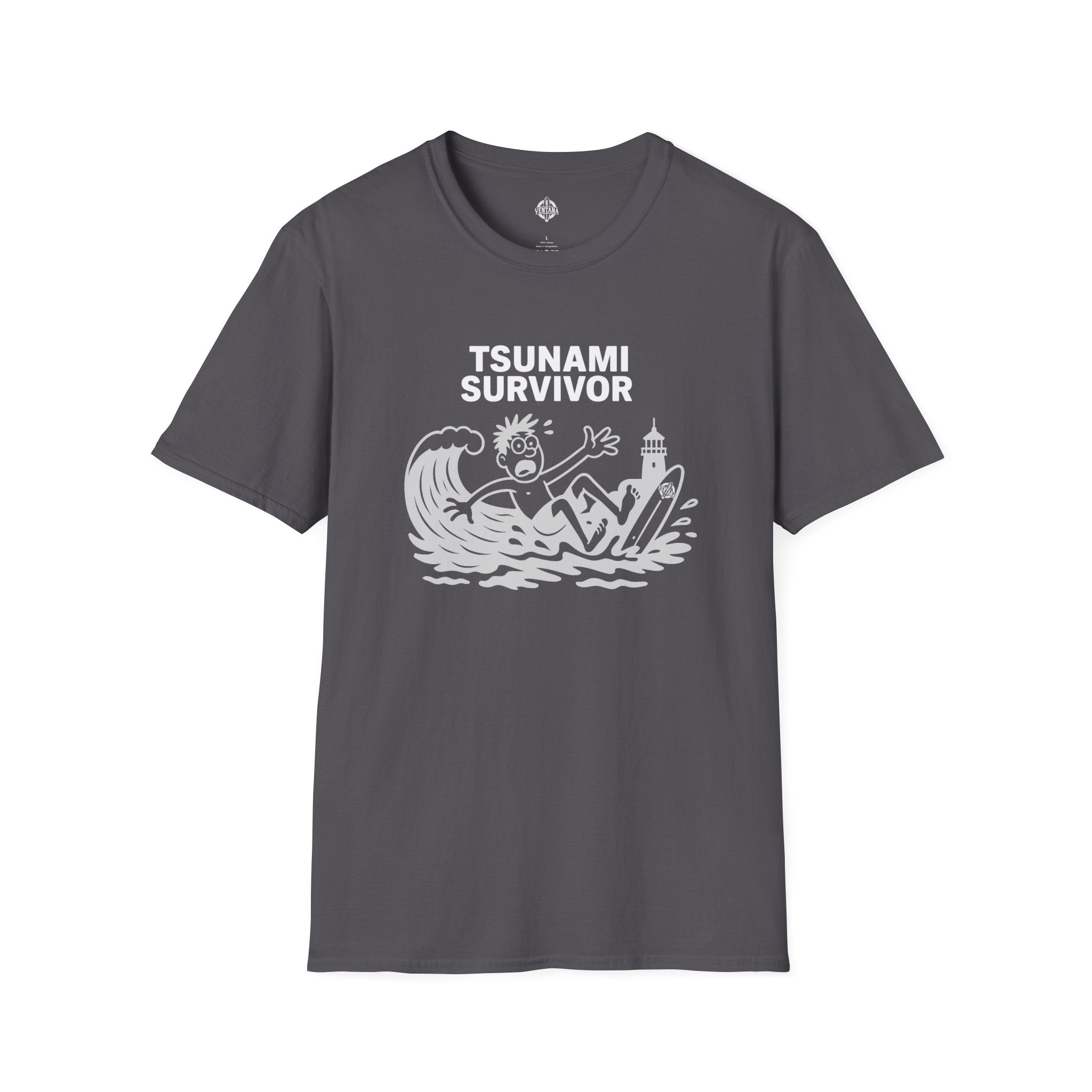 Tsunami Survivor Unisex - Soft Style U.S. Cotton T-Shirt