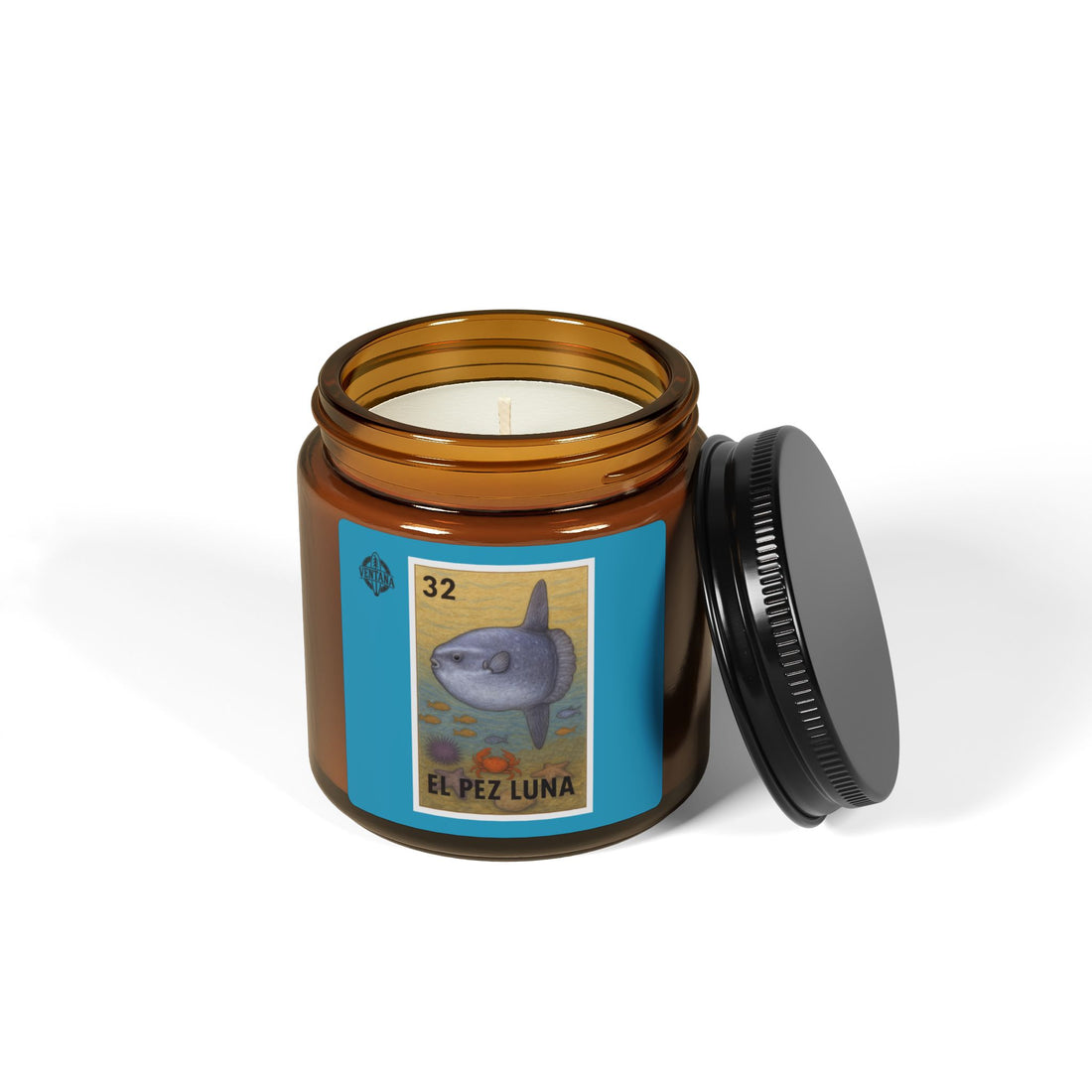 Sunfish Lotería - Scented Soy Candle (El Pez Luna)