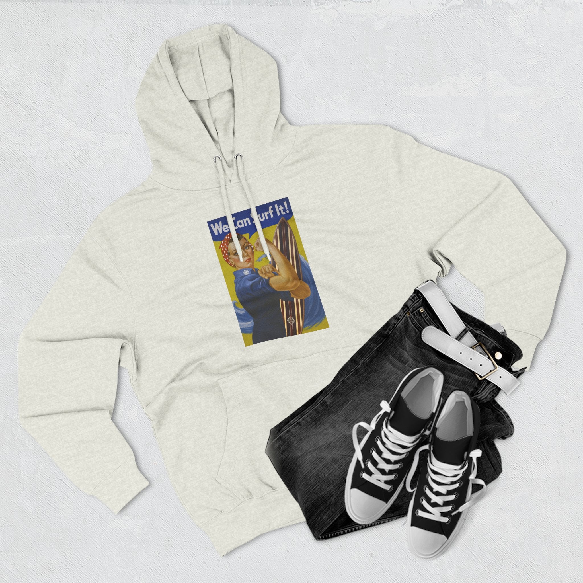 Rosie the Surfer Fleece Hoodie