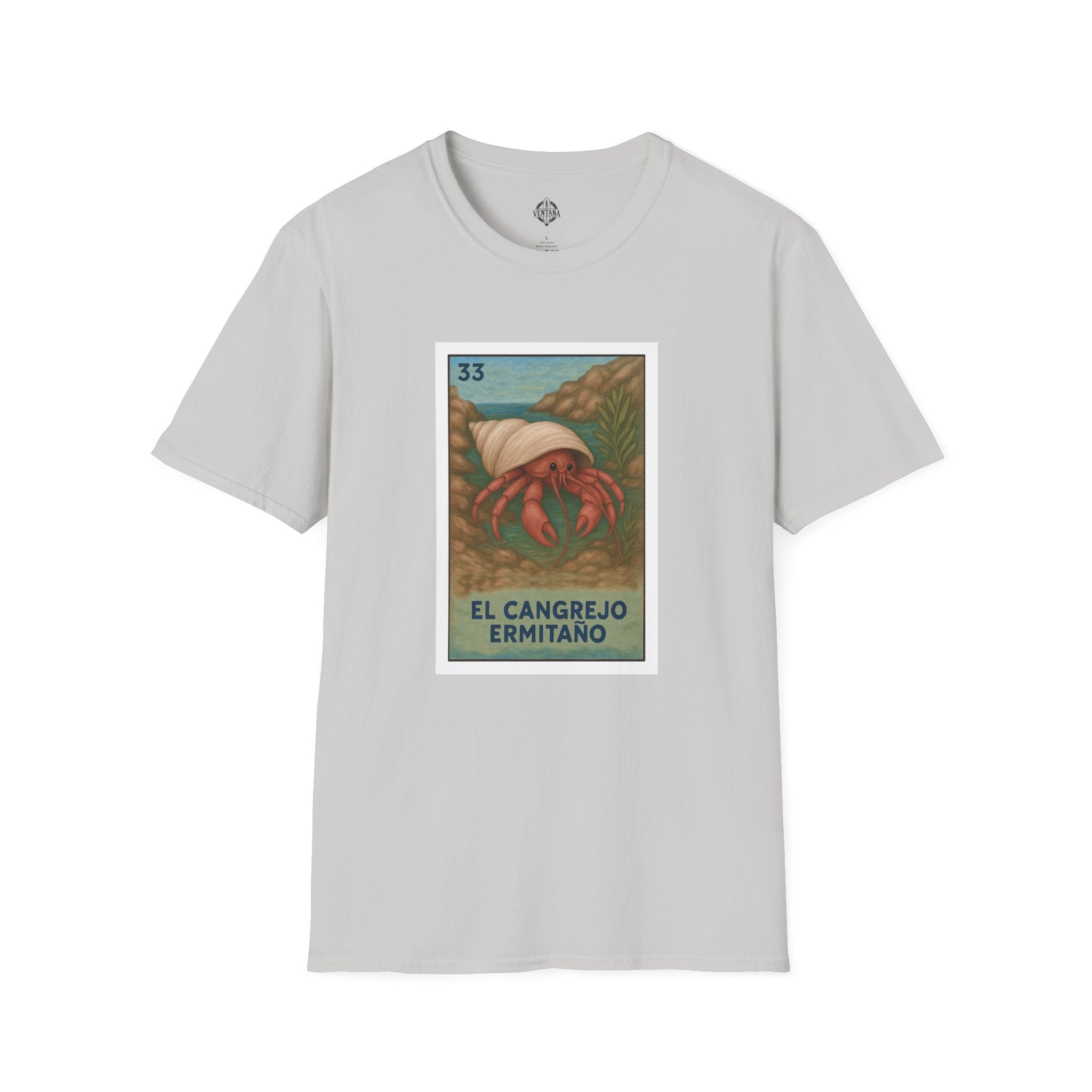 Hermit Crab Lotería cotton t-shirt image 5