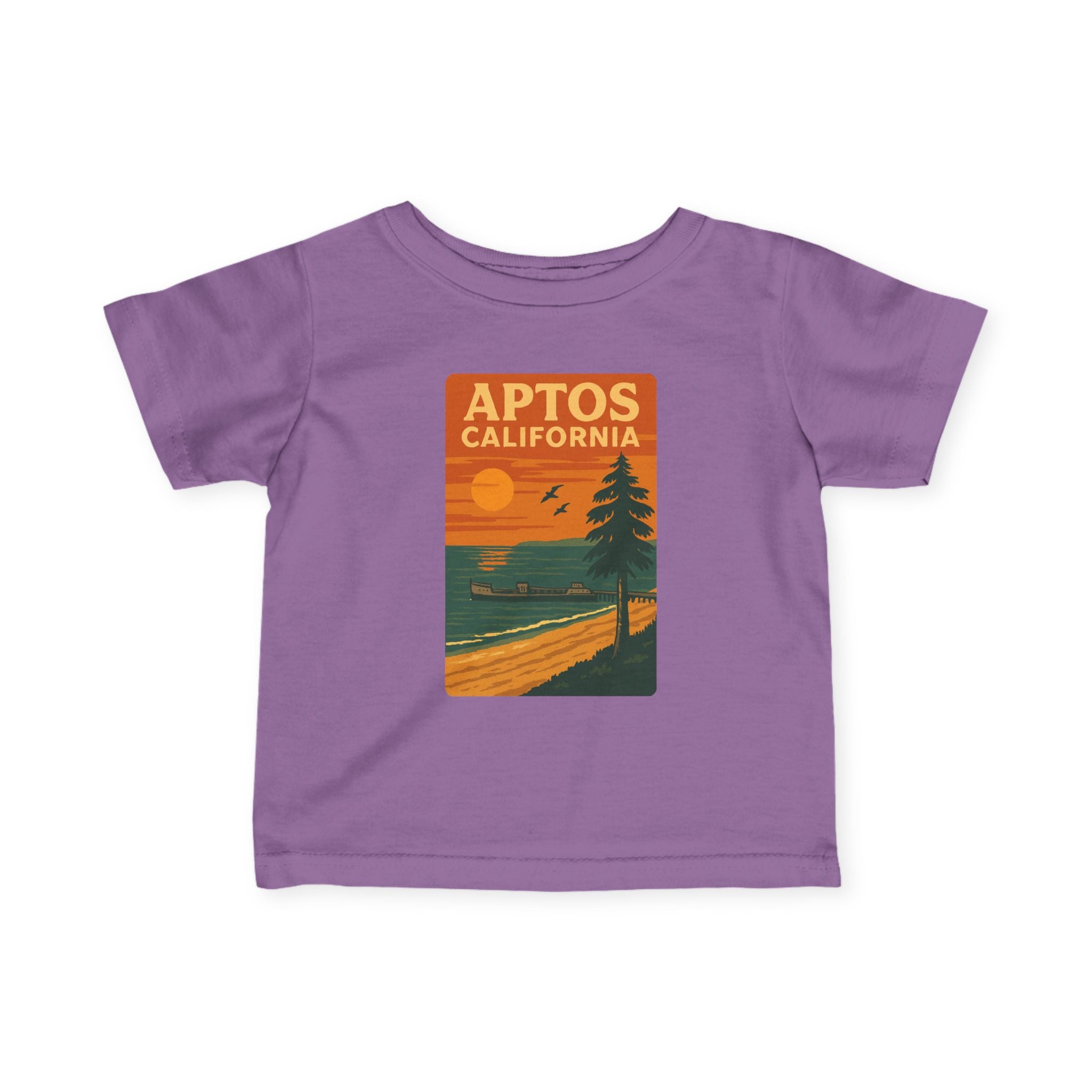 Aptos California Sunset - Infant 100% Cotton T-Shirt