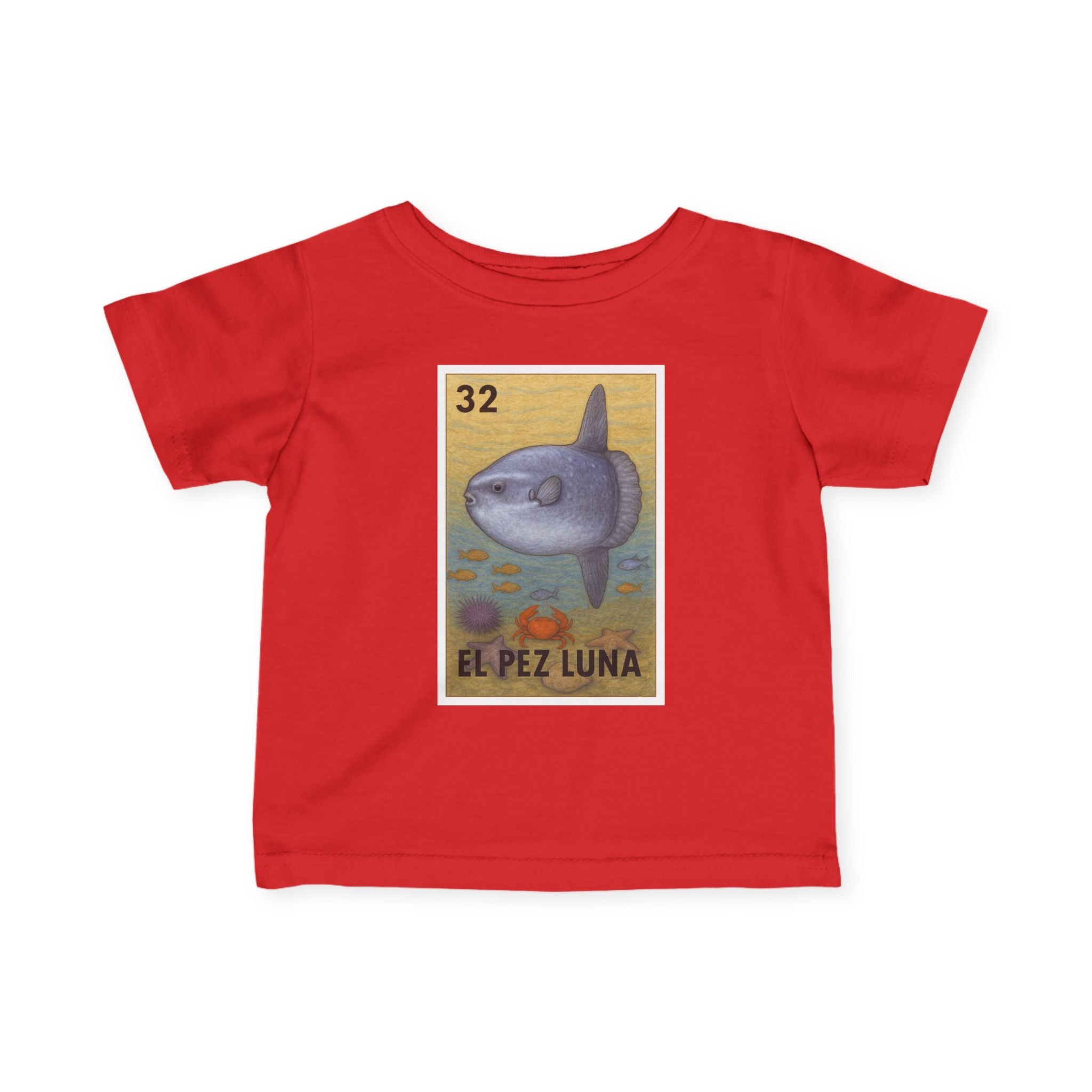 Sunfish Lotería - Infant 100% Cotton T-Shirt (El Pez Luna)