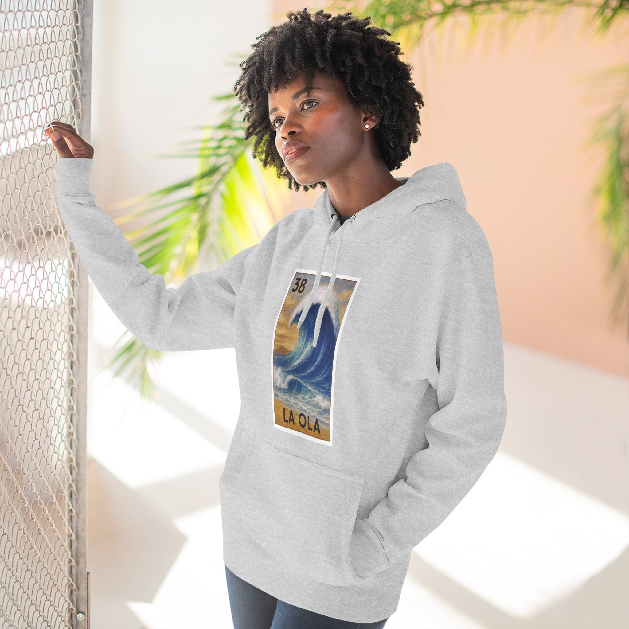 Wave Lotería fleece hoodie image 16