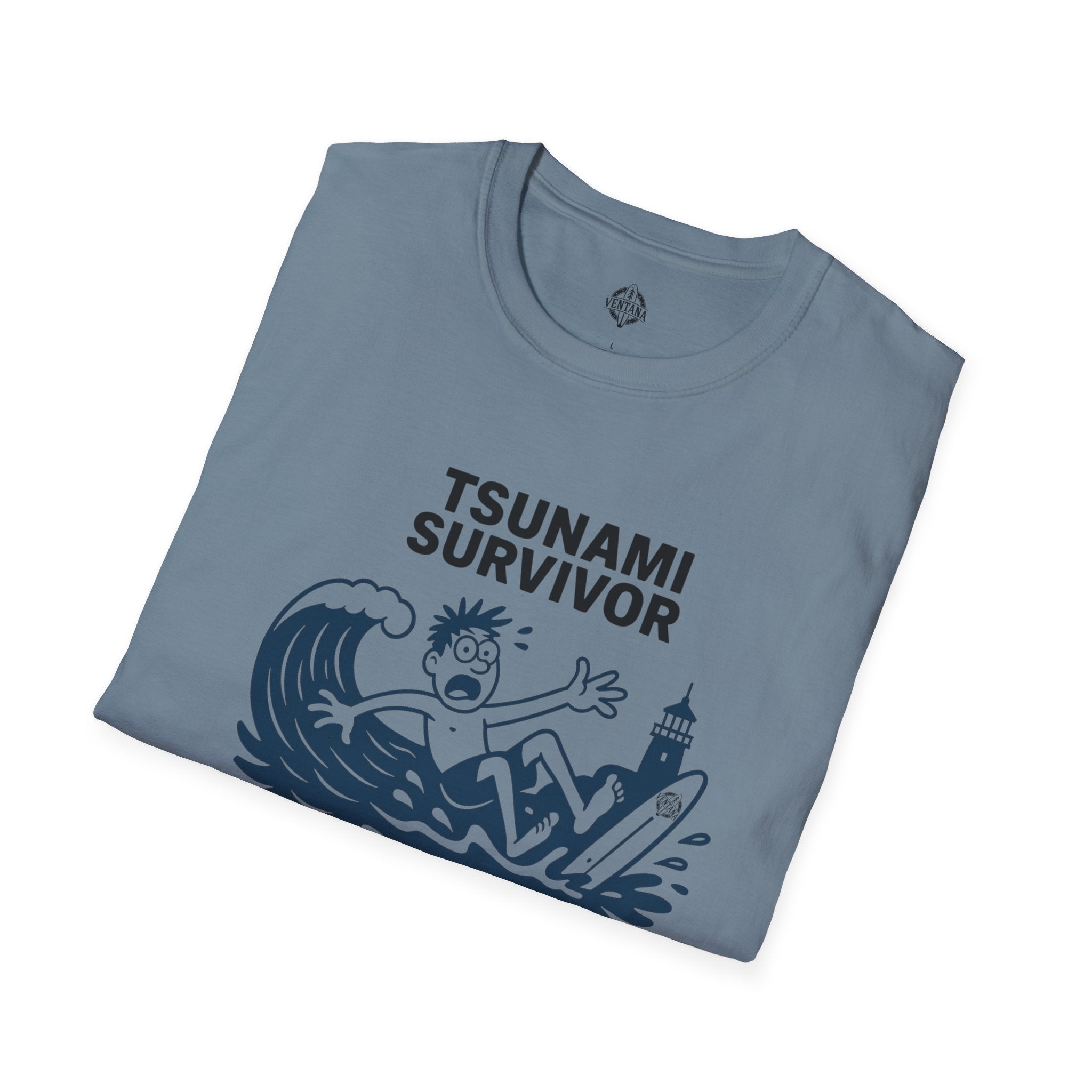 Tsunami Survivor Unisex - Soft Style U.S. Cotton T-Shirt