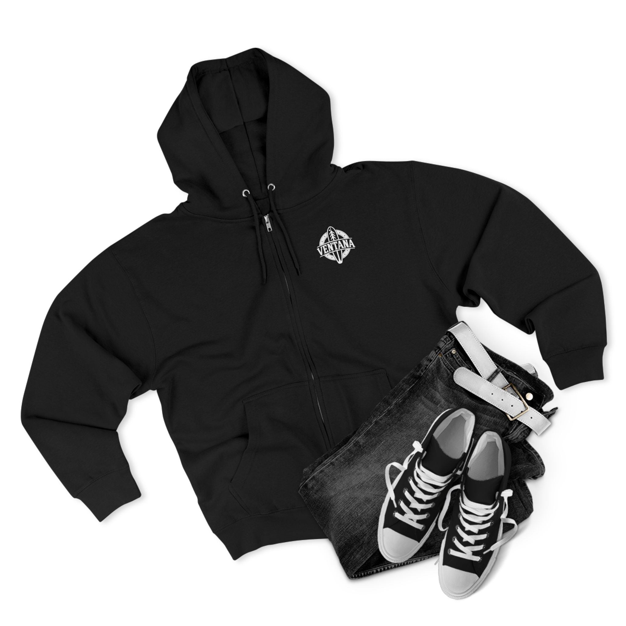 Ventana Wooden Surfboards Zip Hoodie