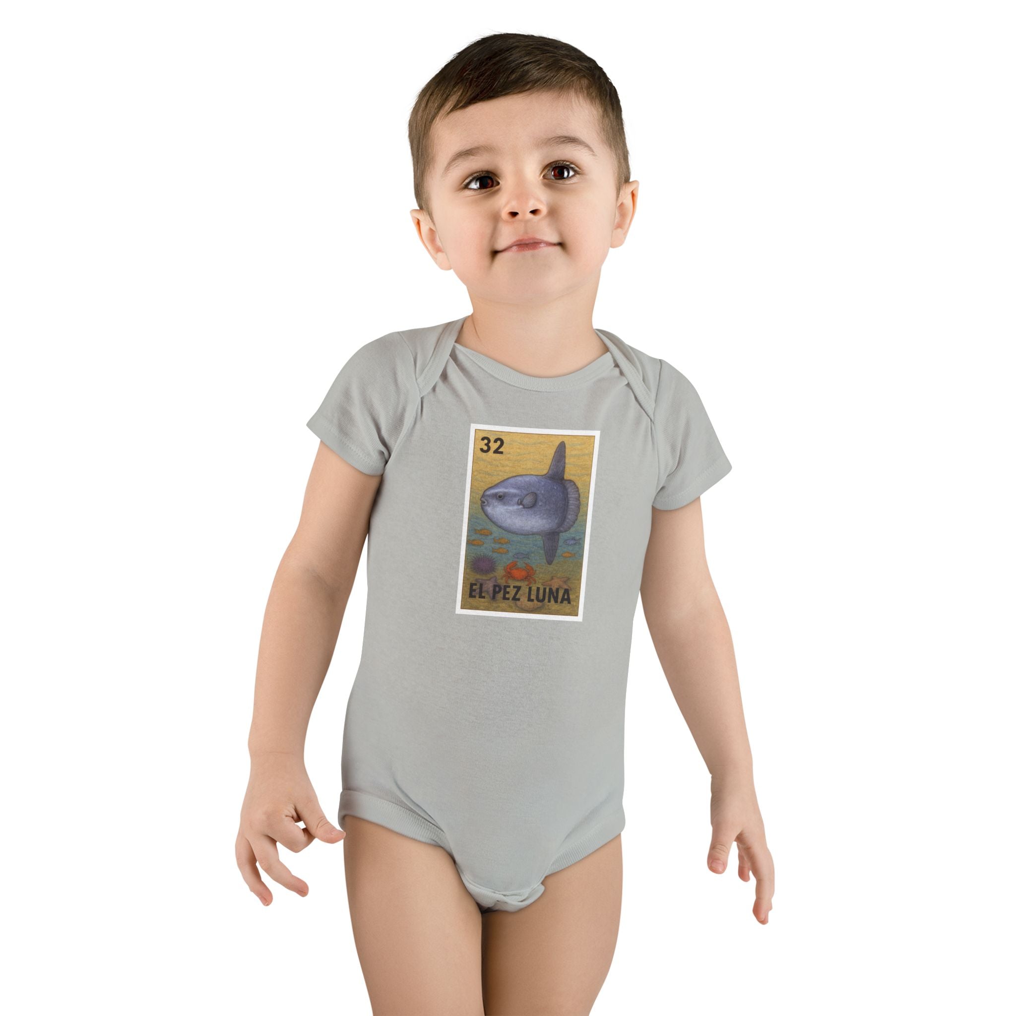 Sunfish Lotería baby cotton onesie image 9