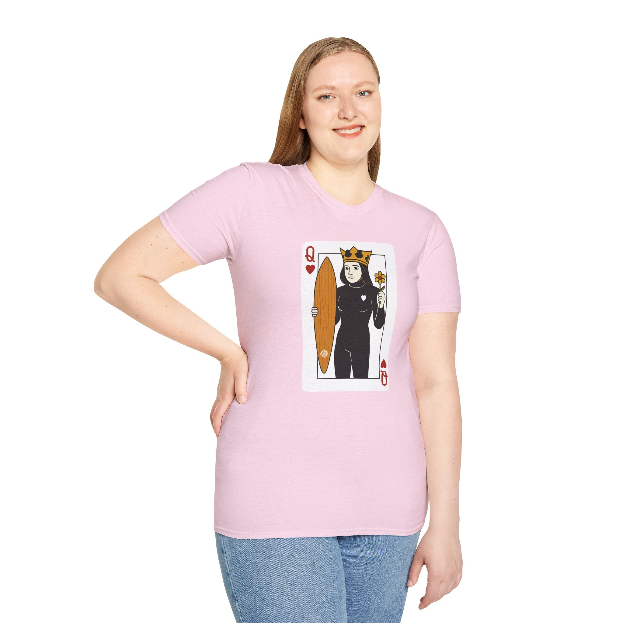 Queen of Hearts Surfer T-Shirt