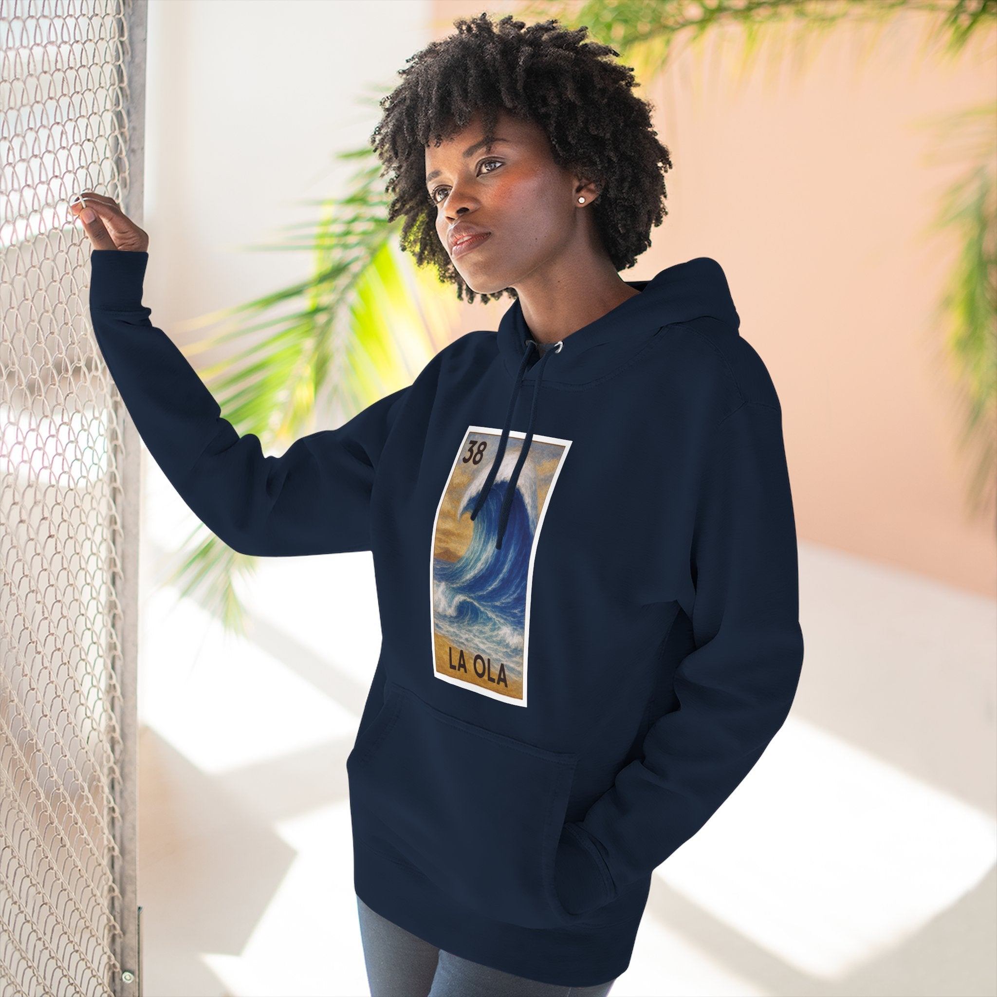 Wave Lotería fleece hoodie image 10