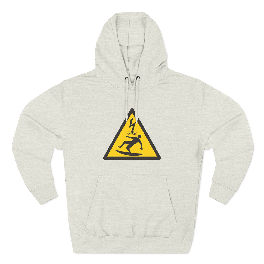Electric Surfer Unisex - Pull-Over Cotton Blend Fleece Hoodie
