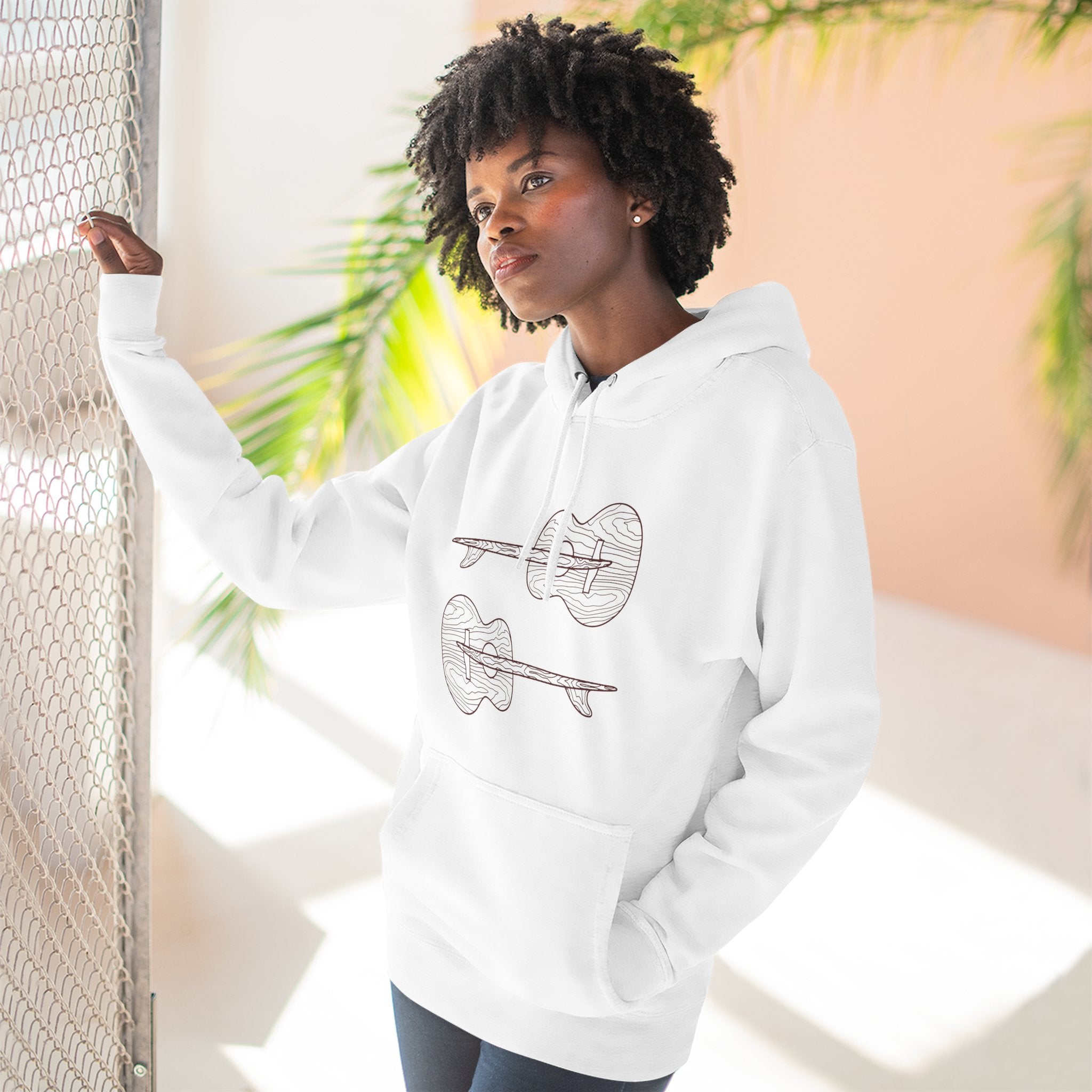 Ventana Santa Cruz Guitar Collab fleece hoodie image 15