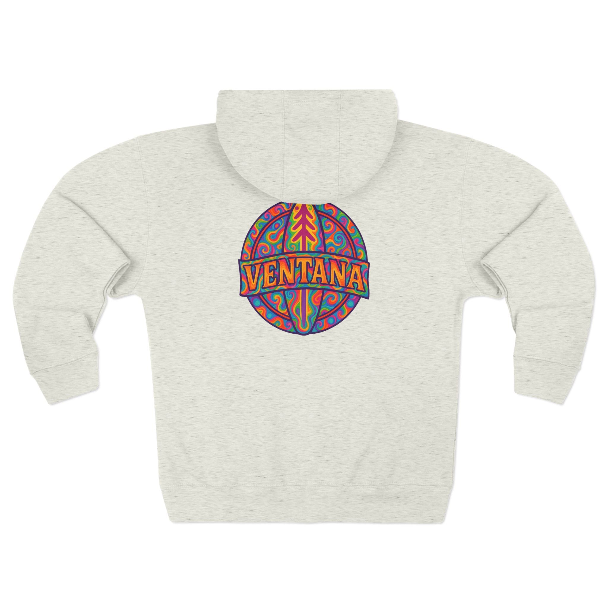 Ventana Psychedelic Treefish Logo Zip Hoodie