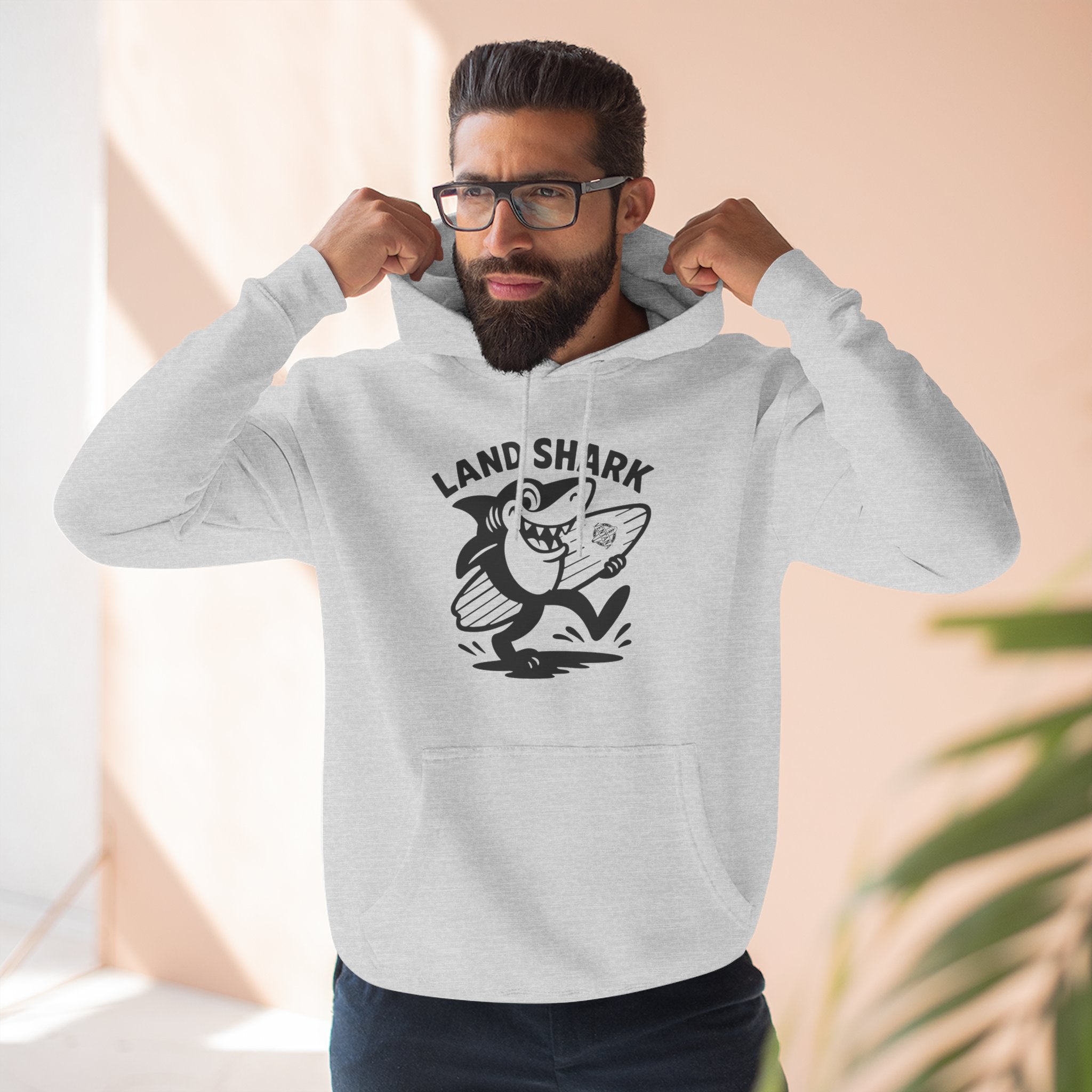 Land Shark fleece hoodie image 20