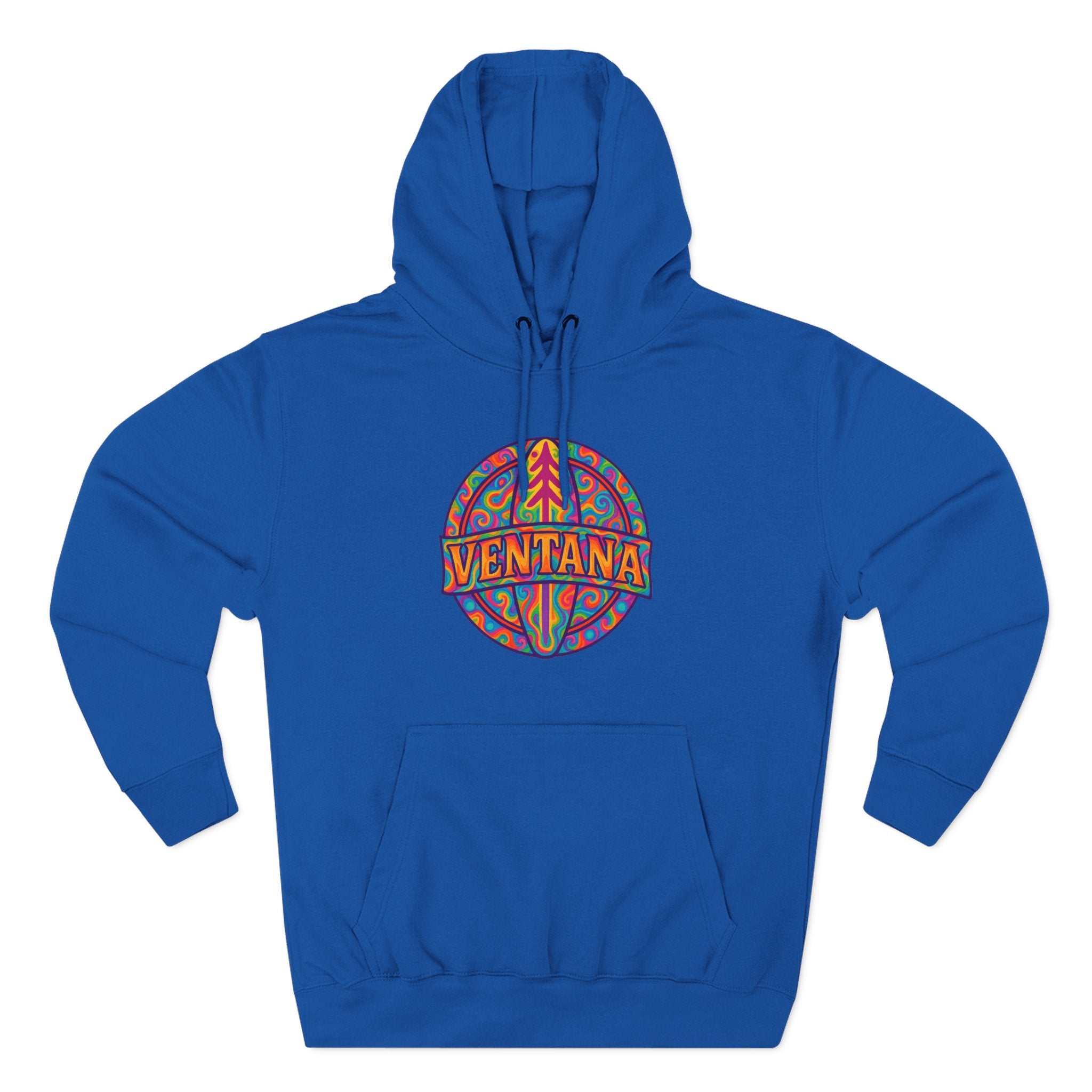 Ventana Psychedelic Treefish Logo fleece hoodie image 7