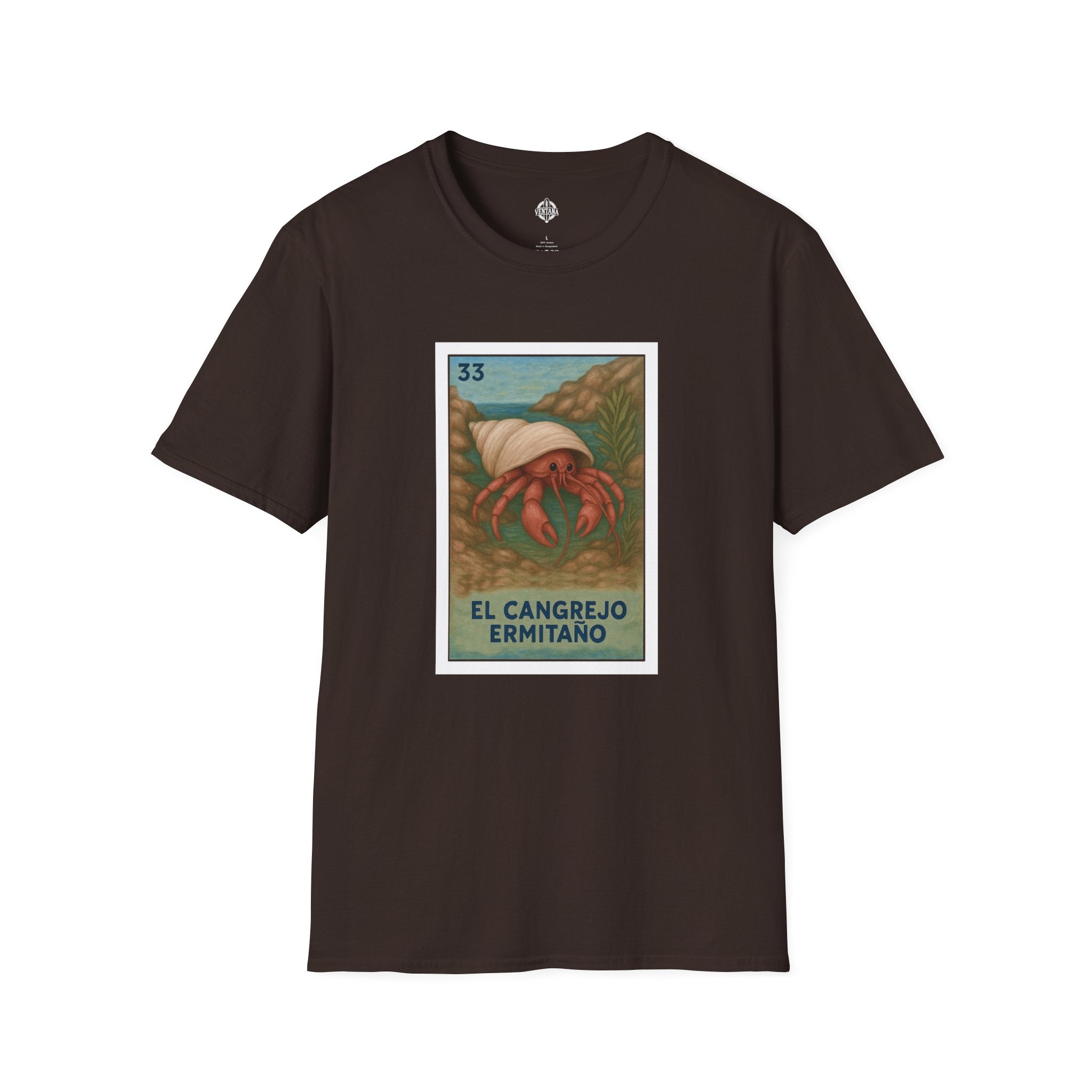 Hermit Crab Lotería cotton t-shirt image 7