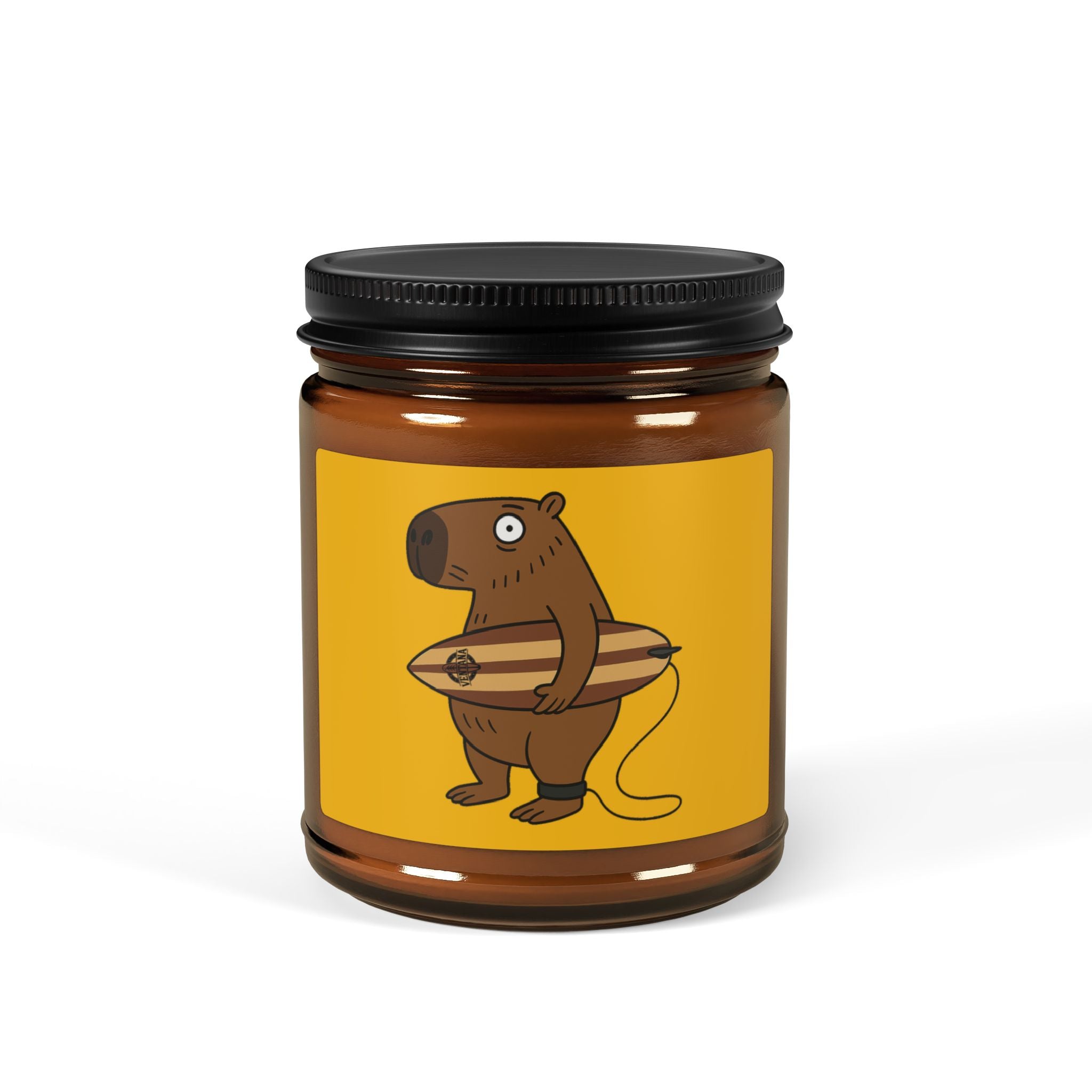 Capybara Surfer - Scented Soy Candle