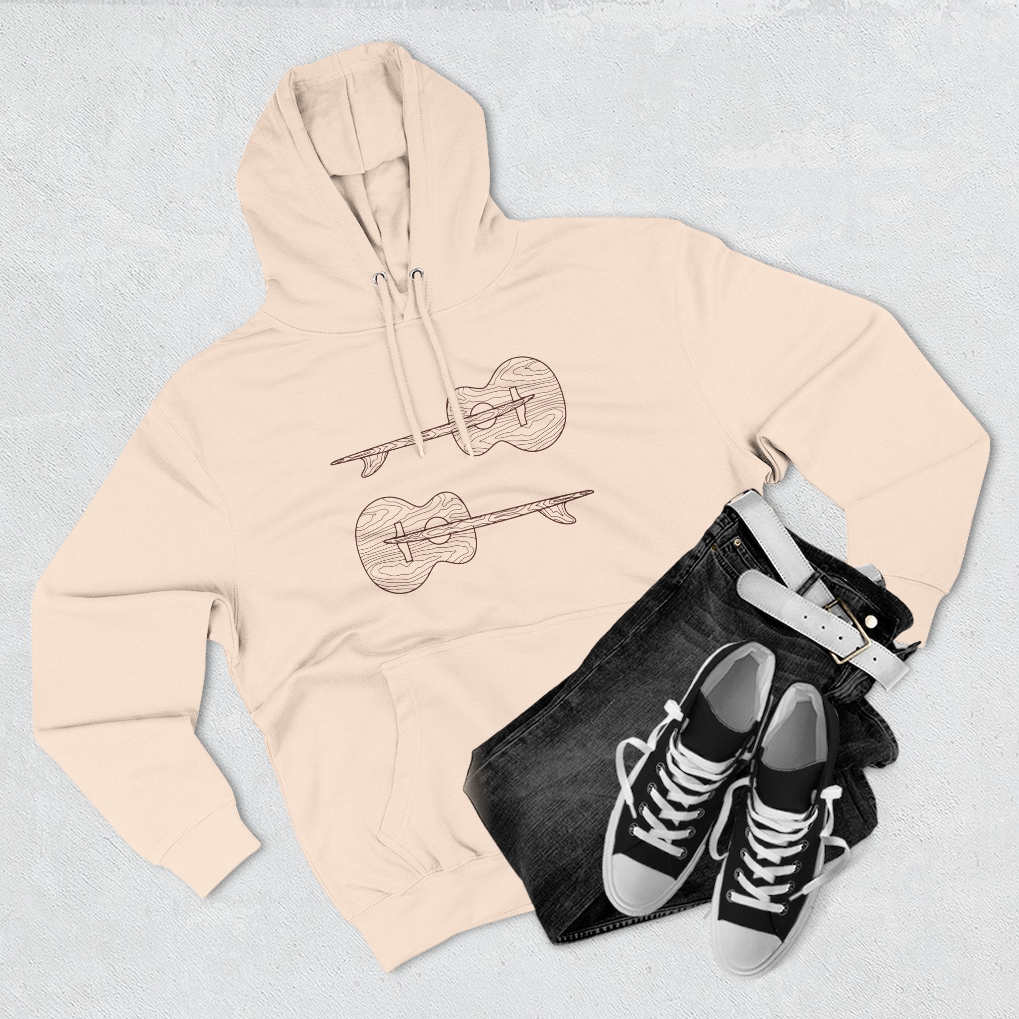 Ventana Santa Cruz Guitar Collab Fleece Hoodie