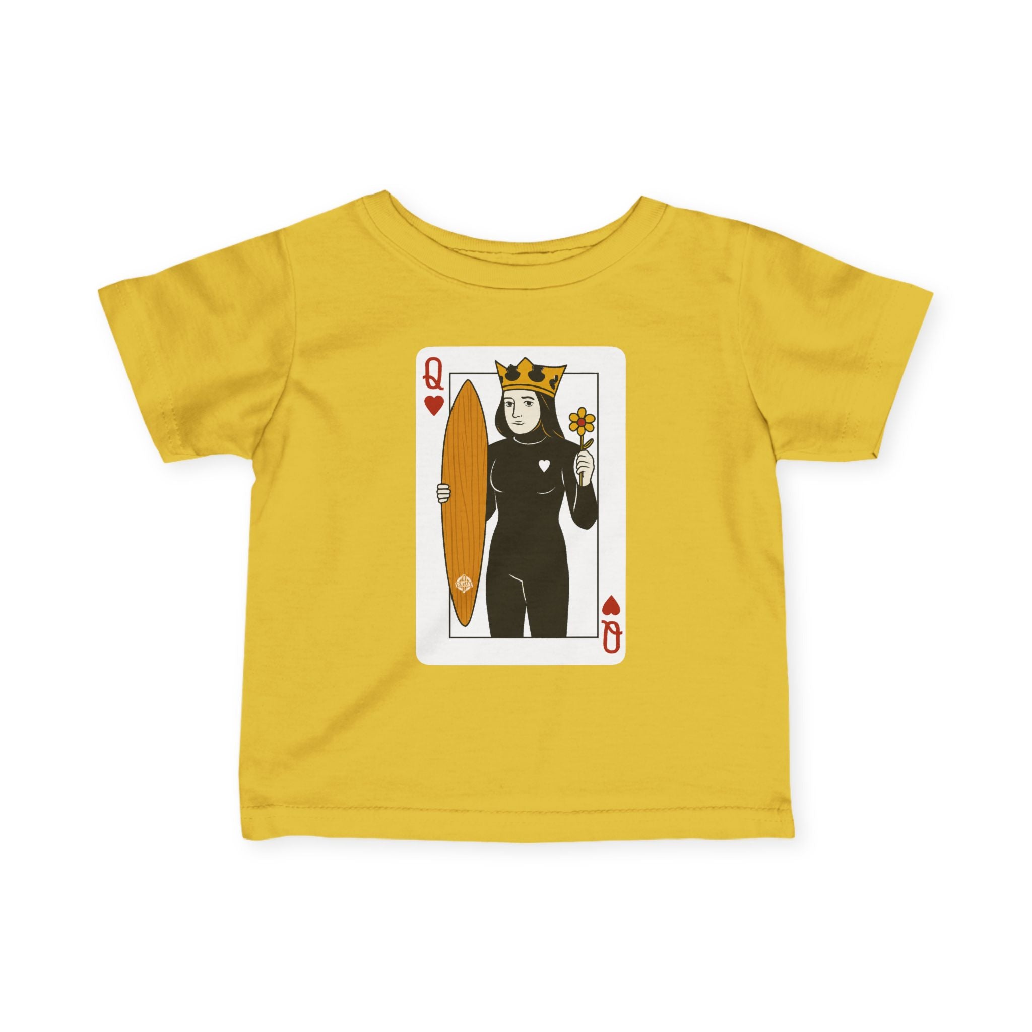 Queen of Hearts Surfer infant cotton t-shirt product image 7