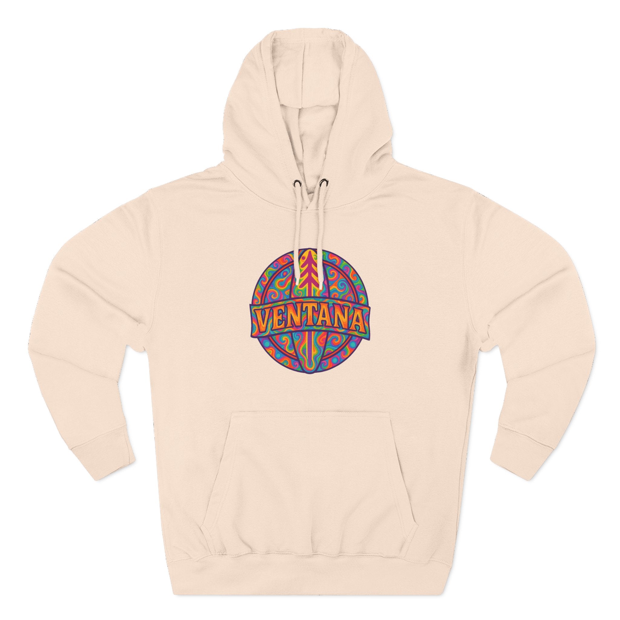 Ventana Psychedelic Treefish Logo fleece hoodie image 8