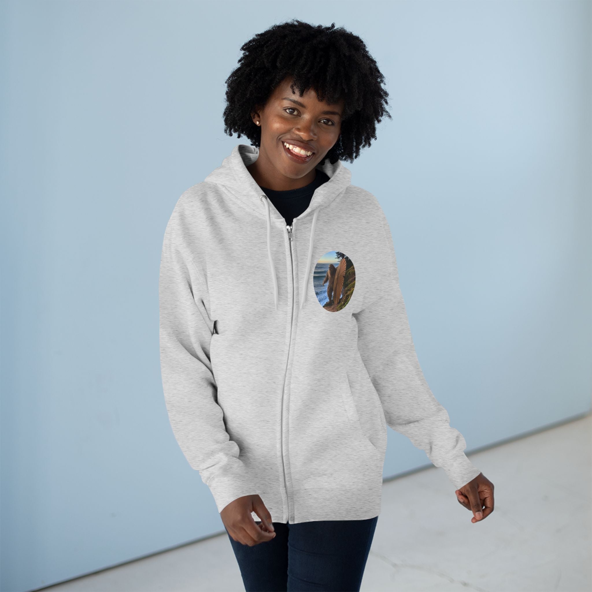 Ventana Real Surfsquatch zip fleece hoodie image 10