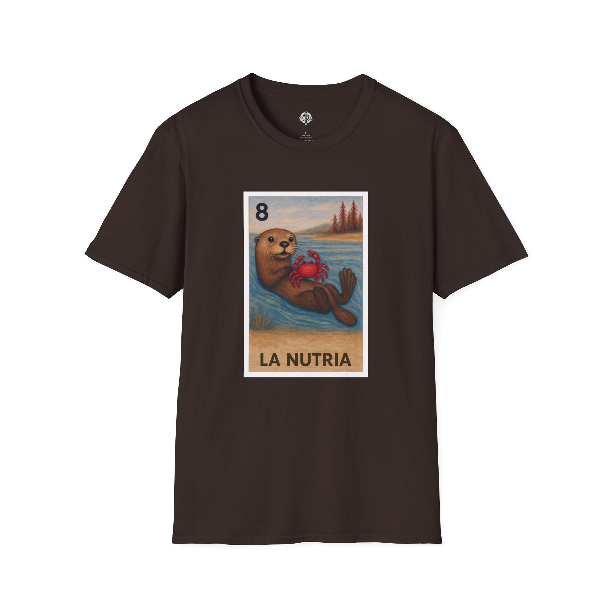 Sea Otter Lotería cotton t-shirt image 7
