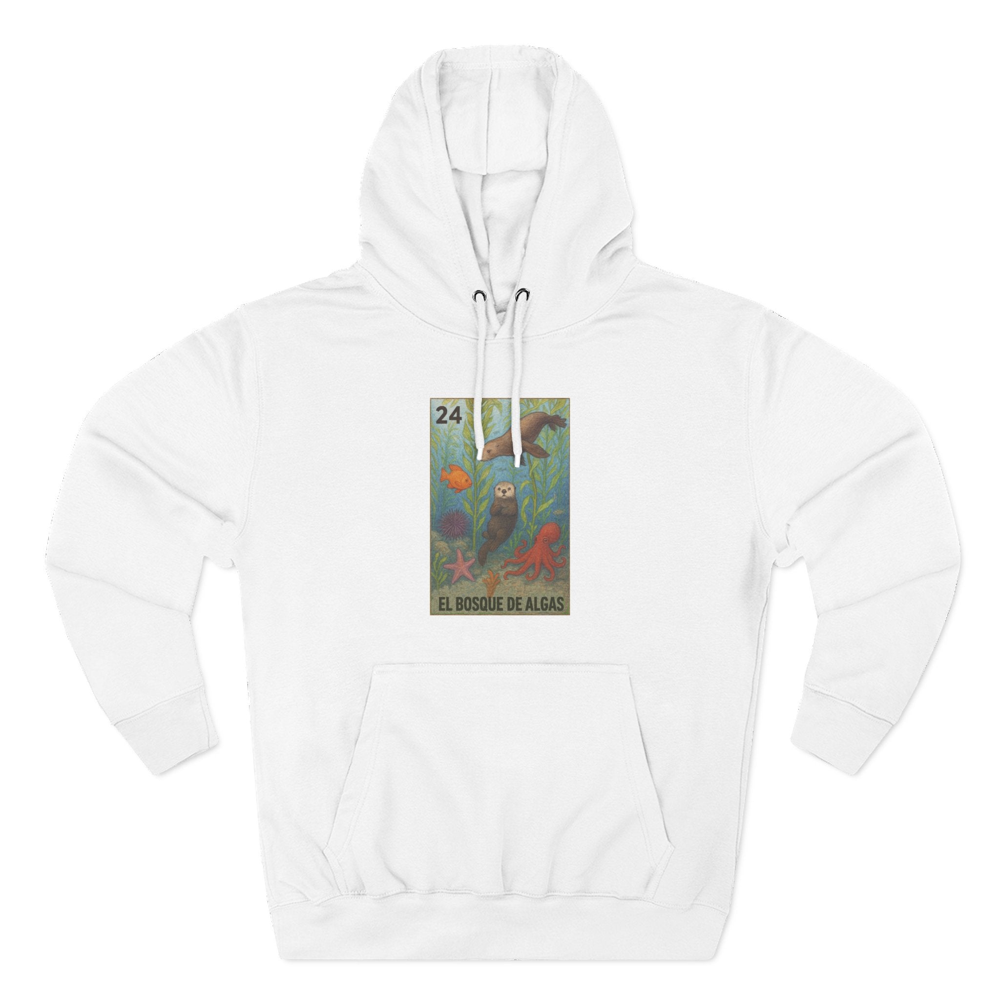 Kelp Forest Lotería fleece hoodie image 4