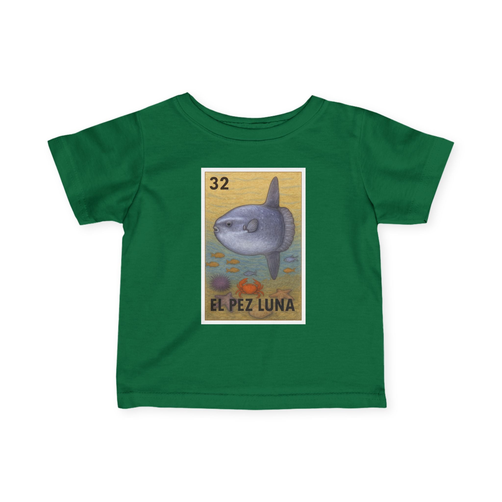 Sunfish Lotería - Infant 100% Cotton T-Shirt (El Pez Luna)
