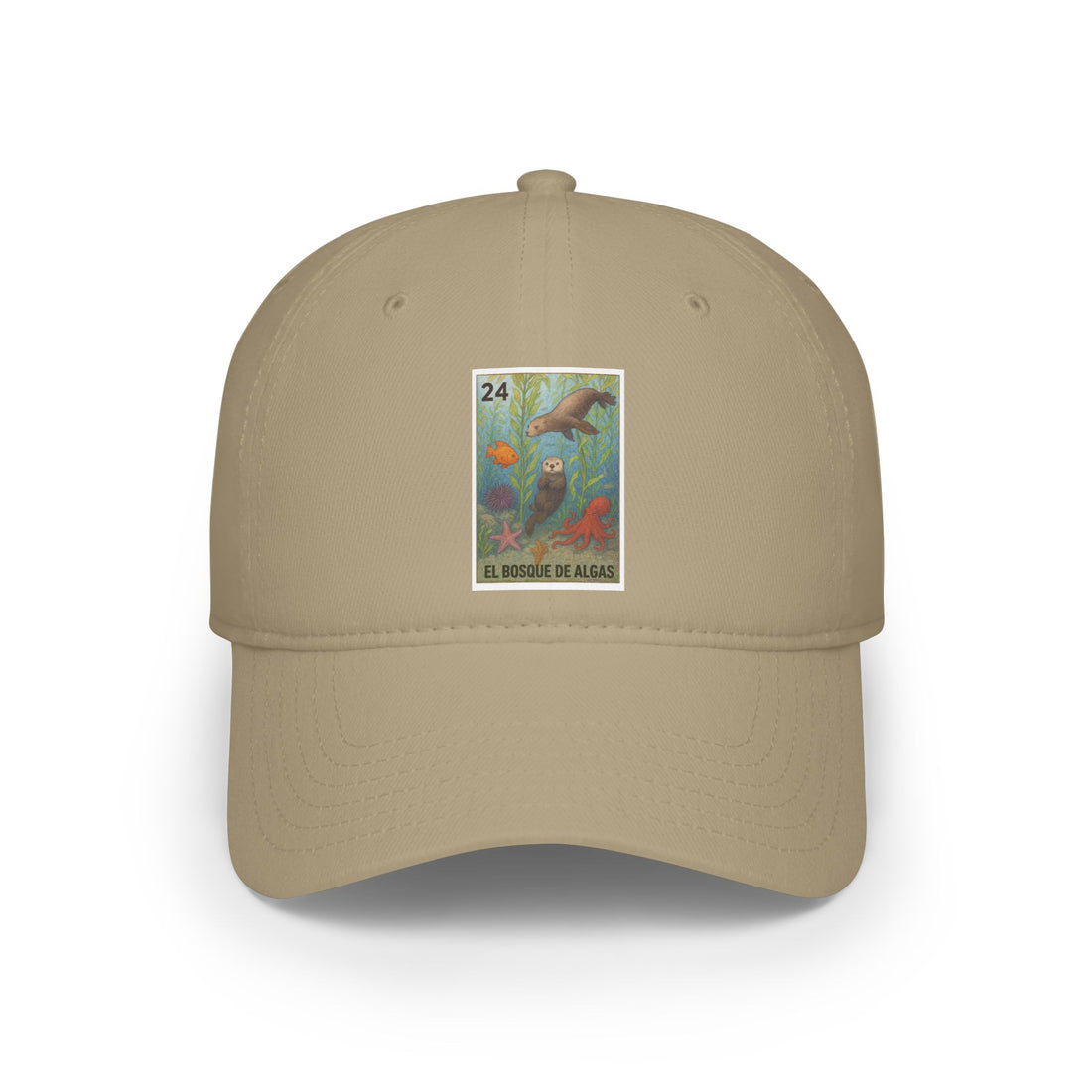 Kelp Forest Lotería Unisex - 100% Cotton Baseball Cap (El Bosque de Algas)