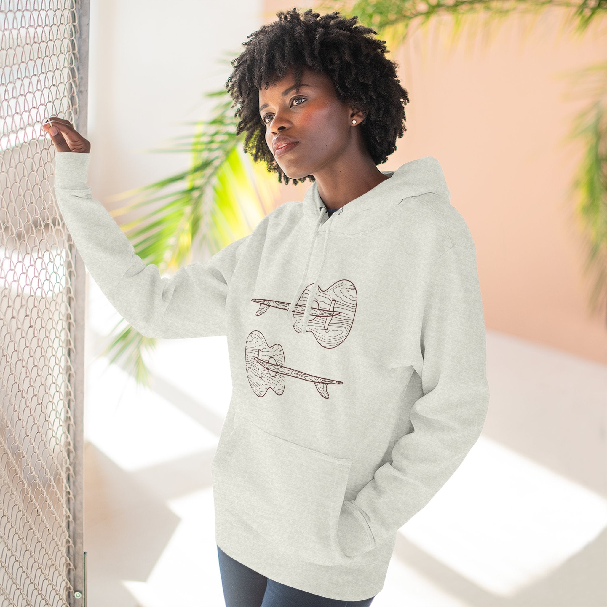 Ventana Santa Cruz Guitar Collab Fleece Hoodie