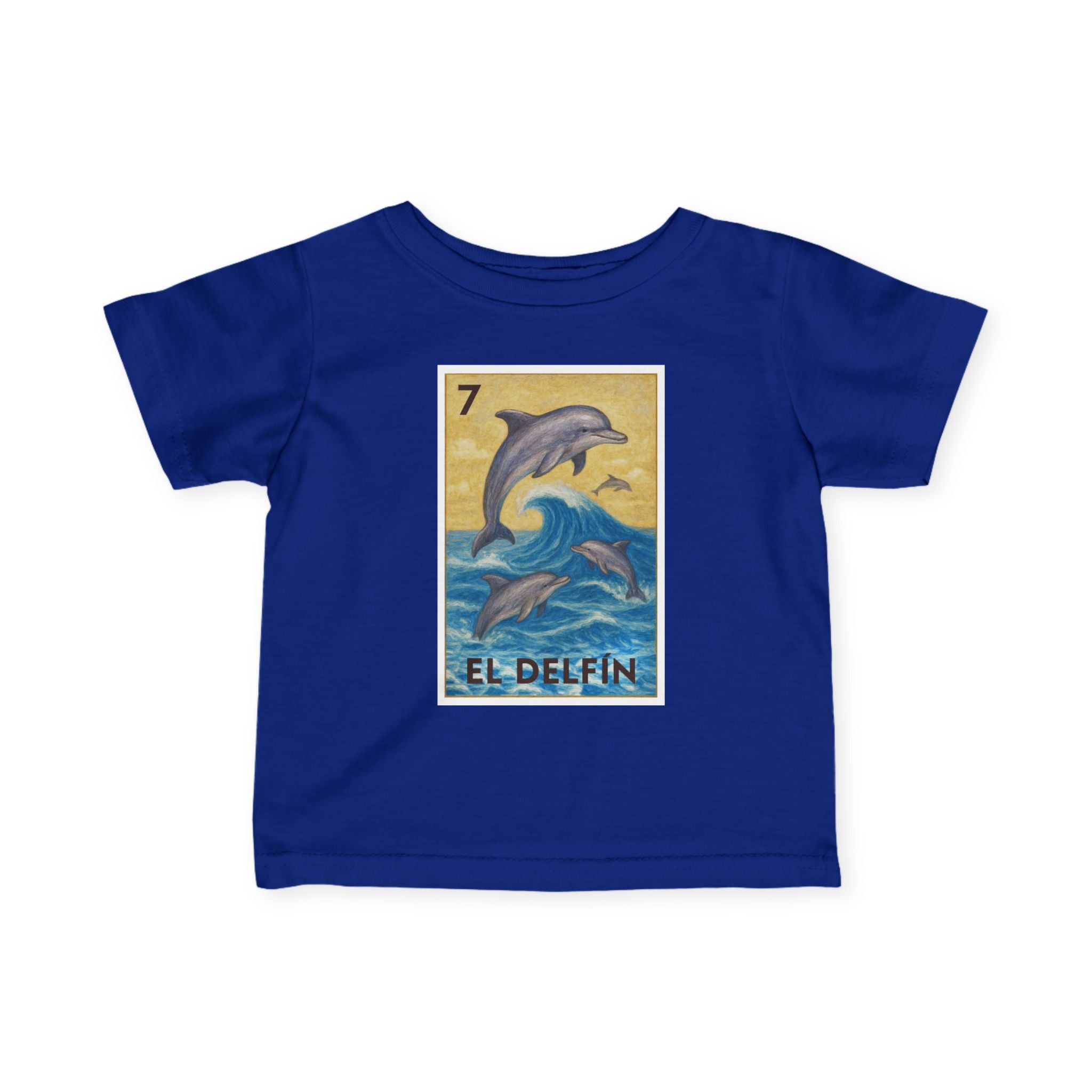Dolphin Lotería infant cotton t-shirt image 12