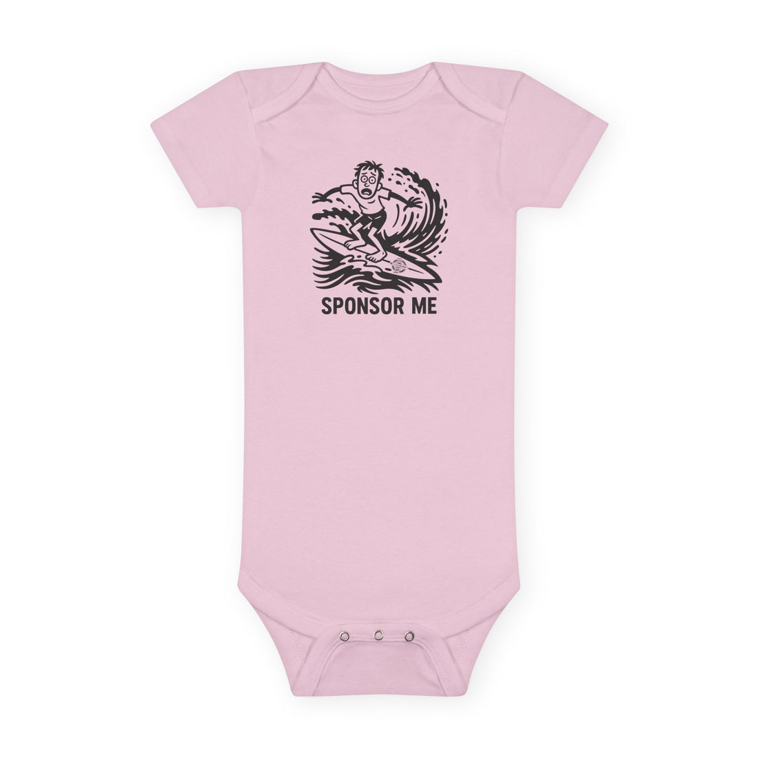 Sponsor Me - Baby Short Sleeve 100% Cotton Onesie