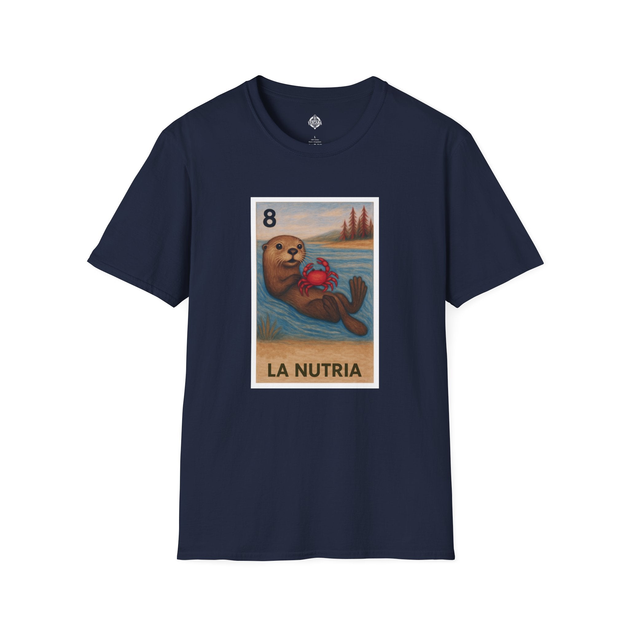 Sea Otter Lotería cotton t-shirt image 1
