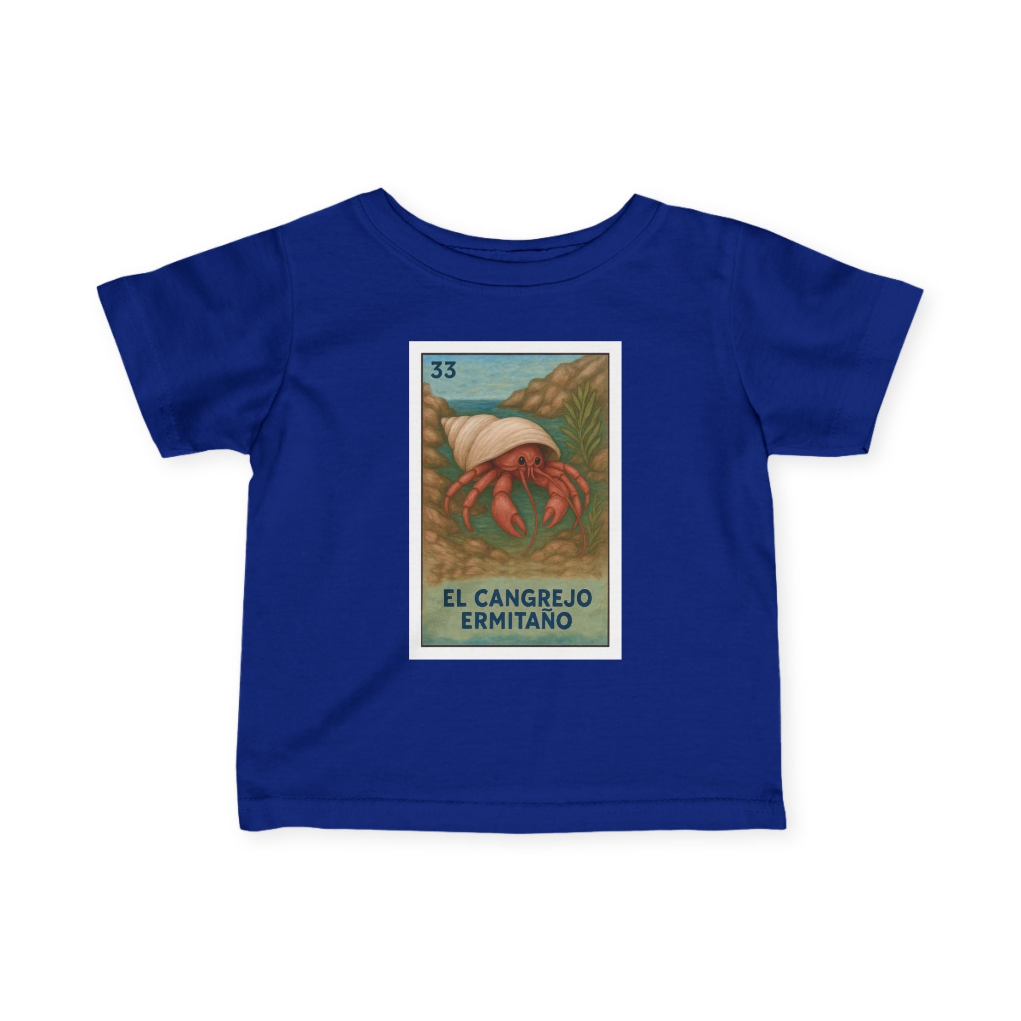 Hermit Crab Lotería infant cotton t-shirt image 12