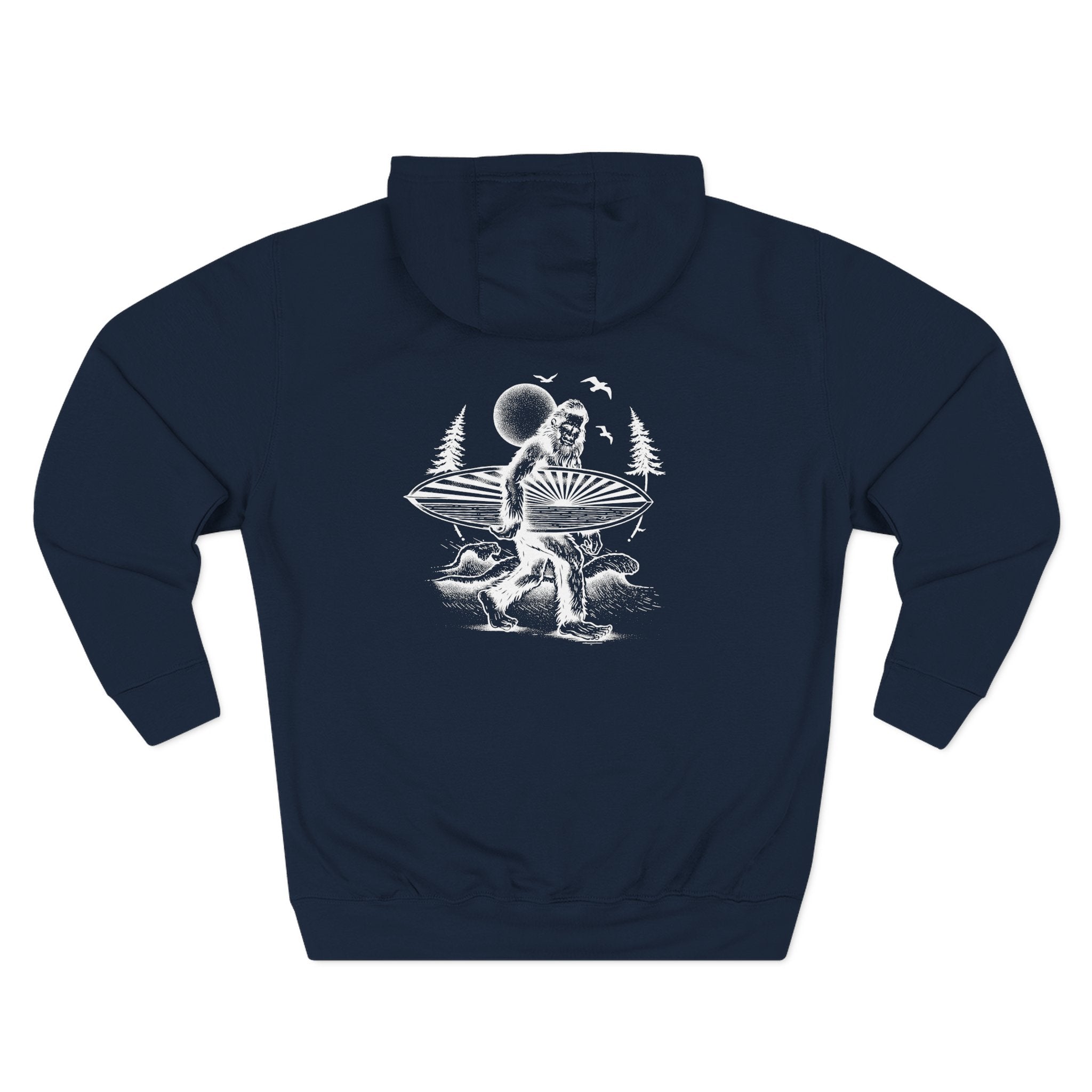 Ventana Surfsquatch by Thiago Bianchini fleece hoodie image 1