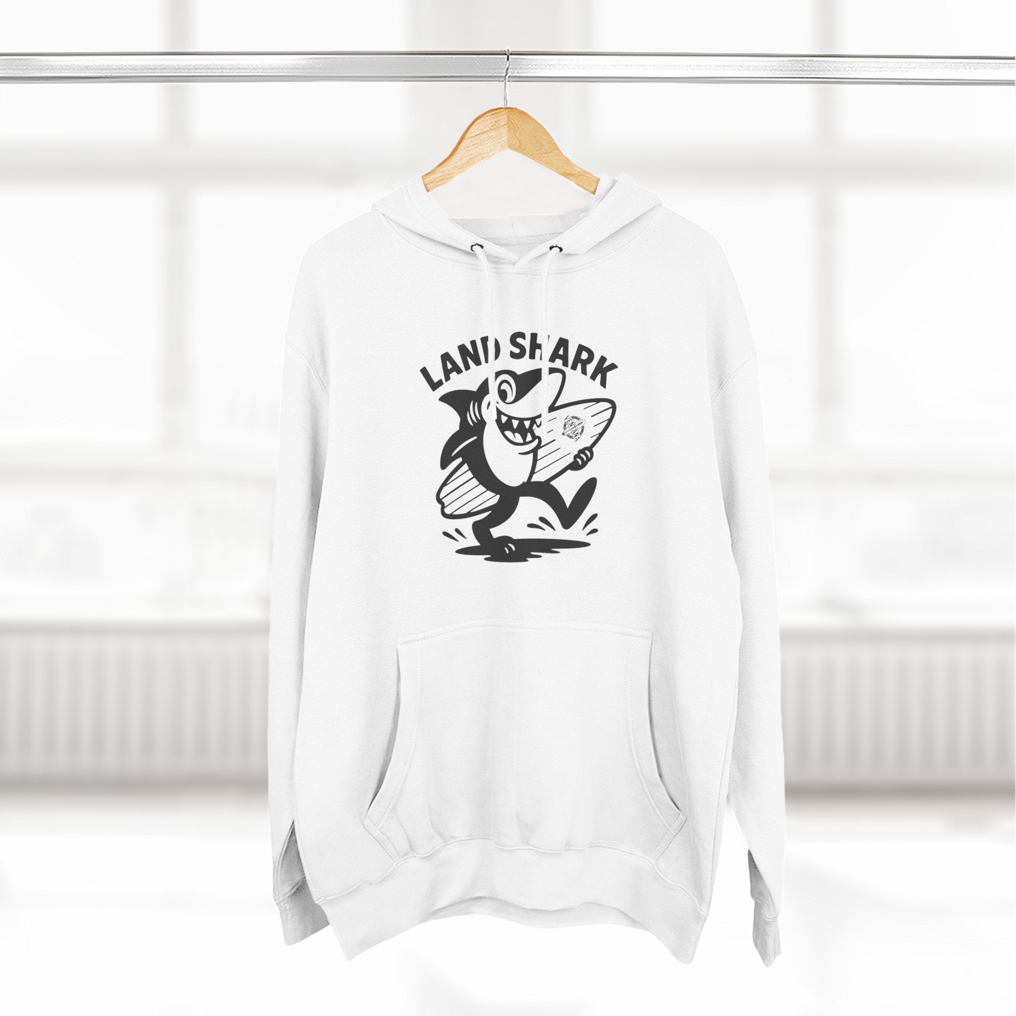 Land Shark fleece hoodie image 13