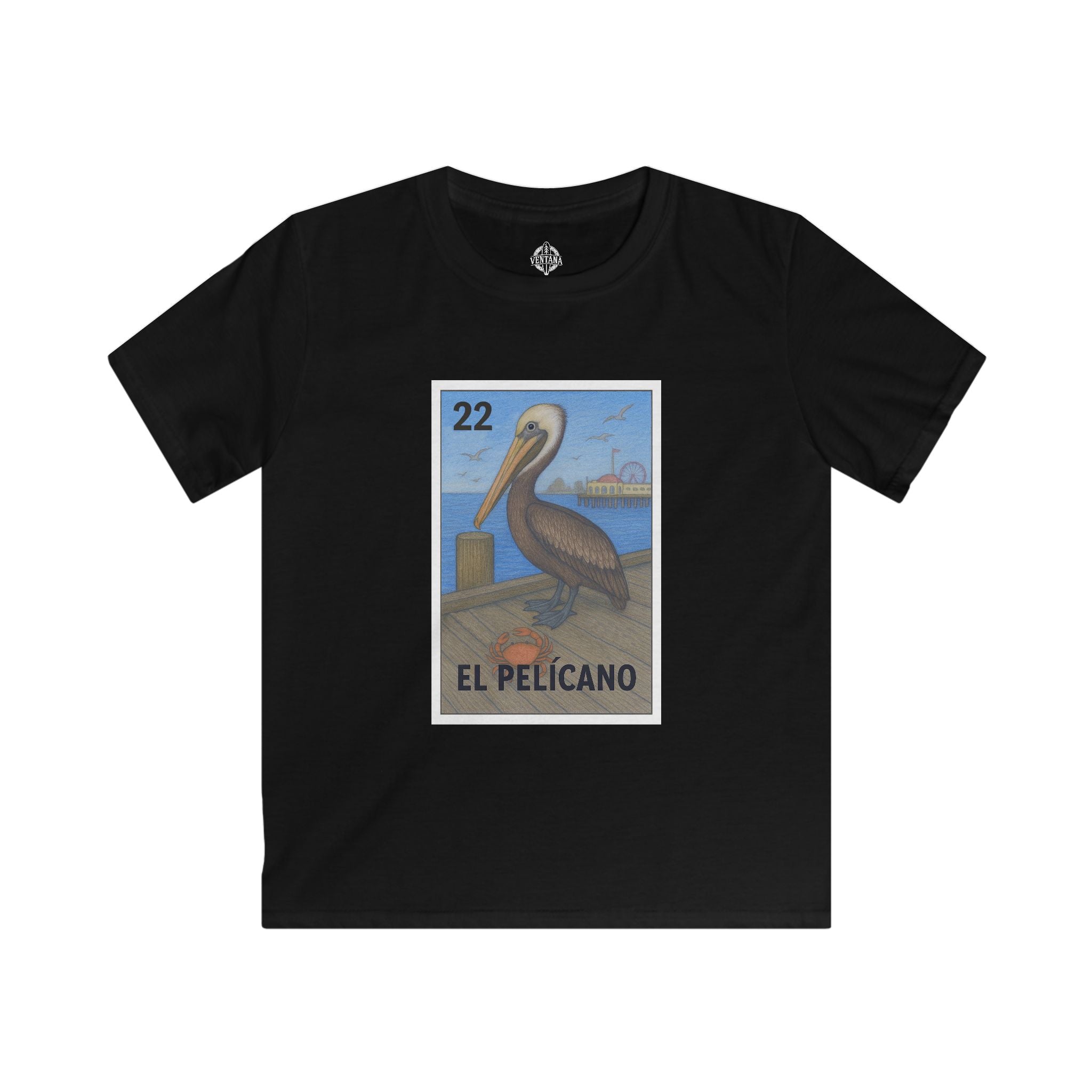 Pelican Lotería kids soft style t-shirt image 5
