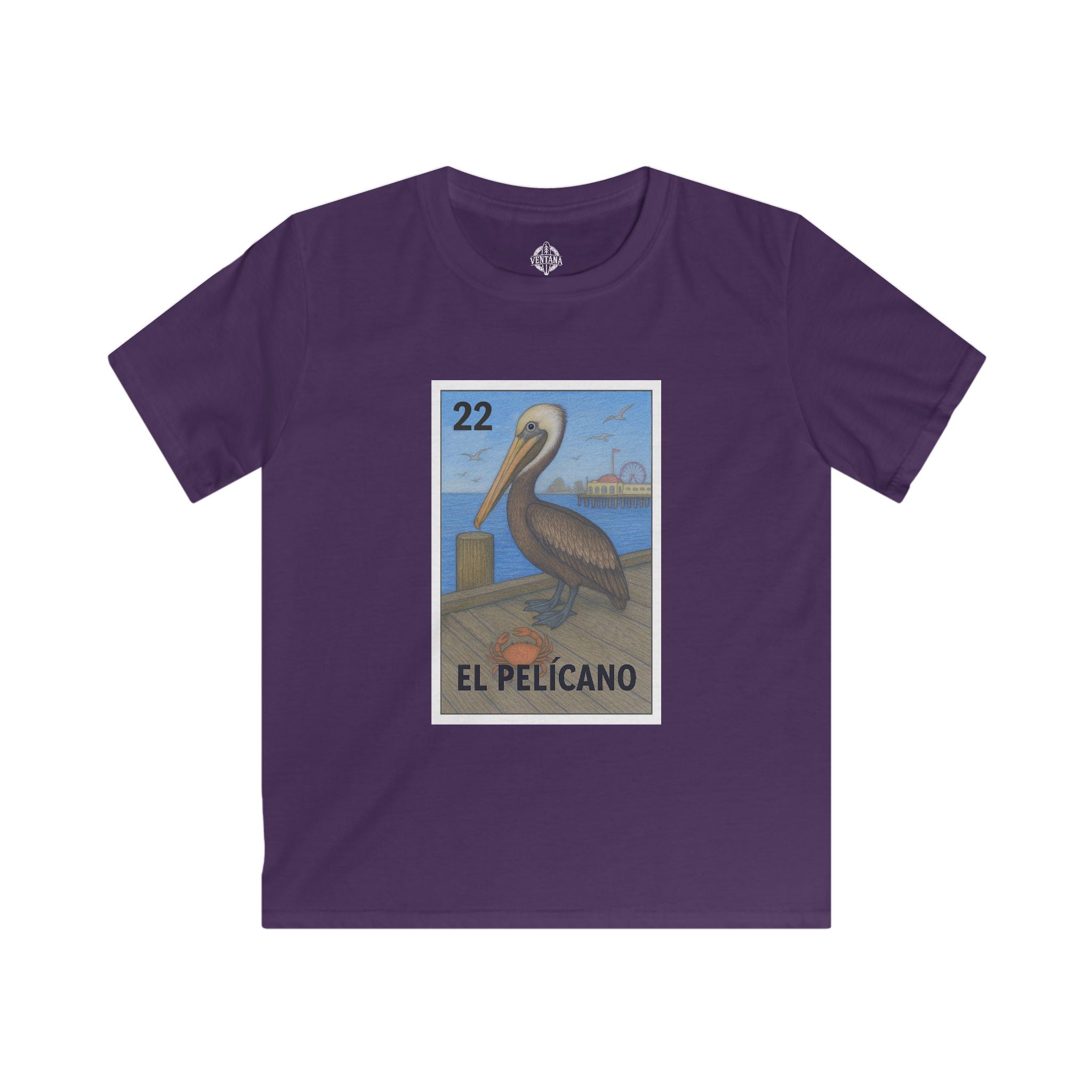Pelican Lotería kids soft style t-shirt image 11
