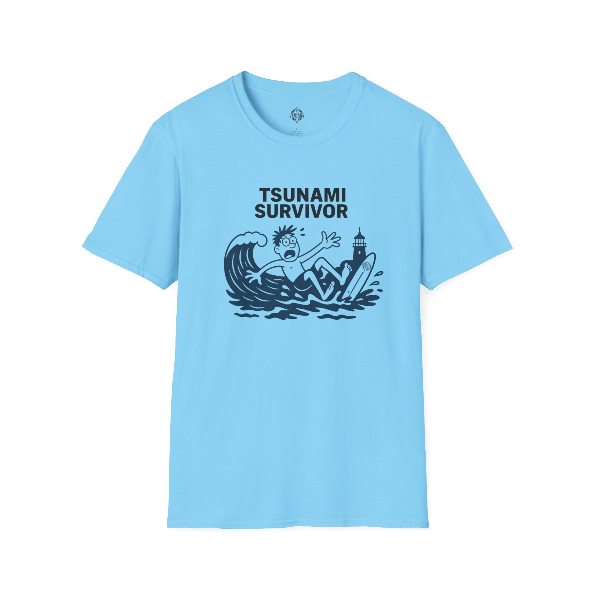 Tsunami Survivor Unisex - Soft Style U.S. Cotton T-Shirt