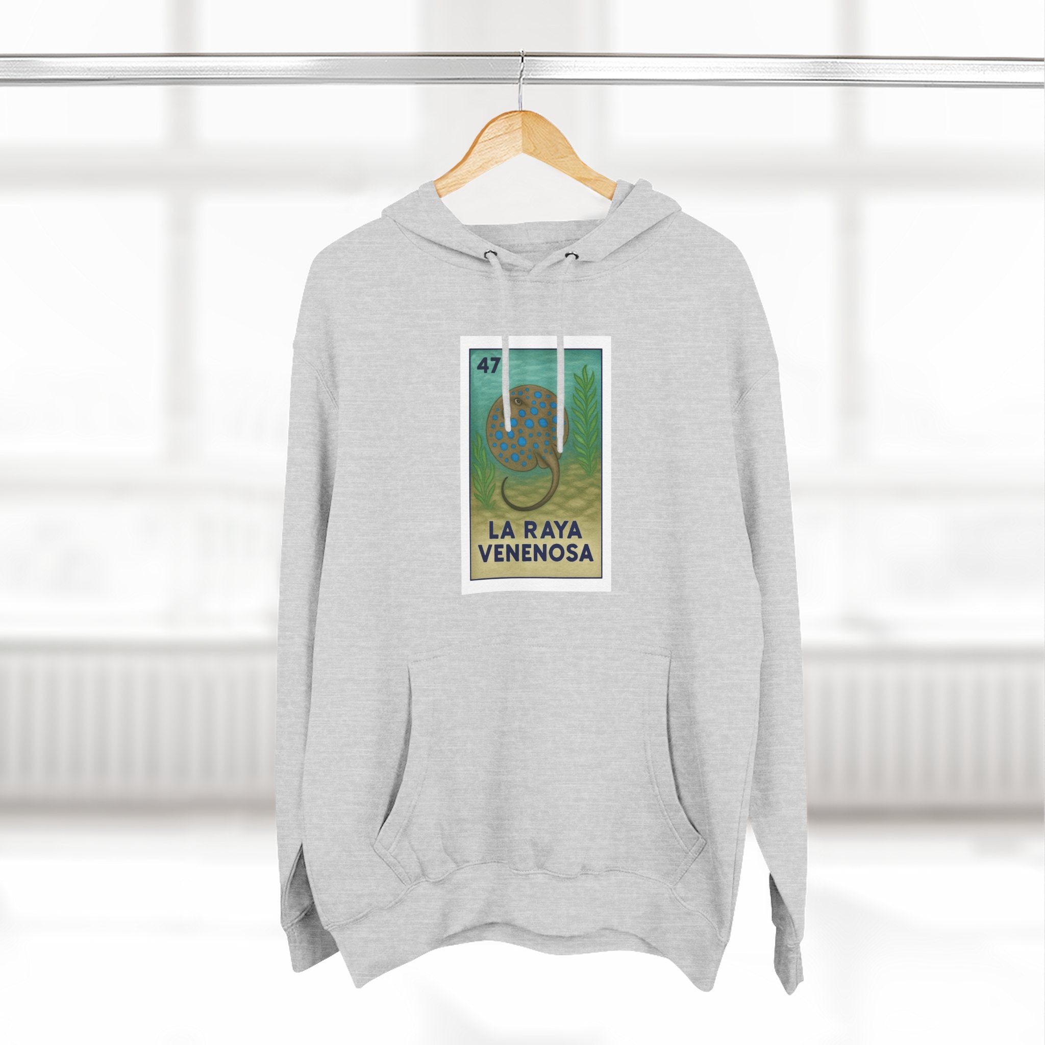 Stingray Lotería fleece hoodie image 19
