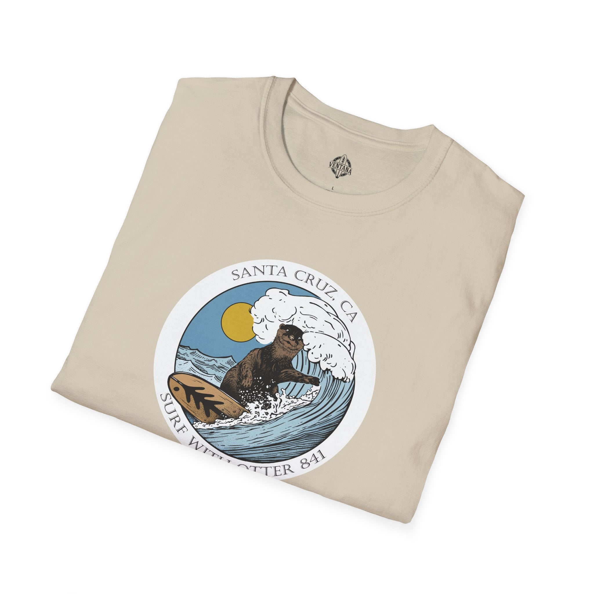 Surf with Otter 841 T-Shirt